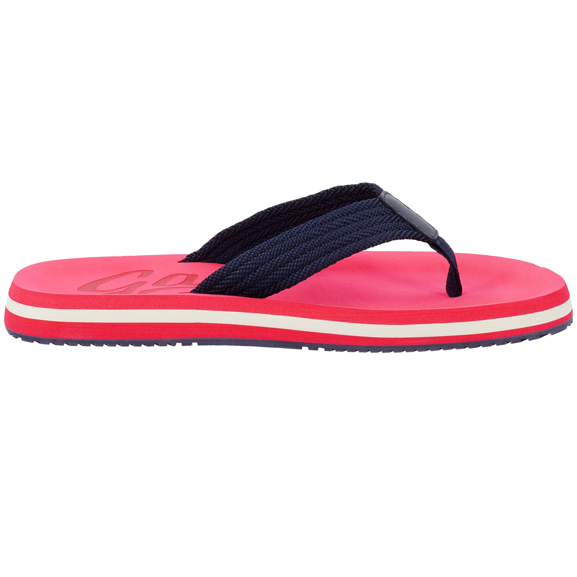 Zehentrenner GANT "Brodale", Damen, Gr. 41, marine, rot, Lederimitat, Textil, kontrastfarbene Details, Schuhe Zehentrenner, Sommerschuh, Strandschuh, Flats, Strandschuh mit Zehensteg 3