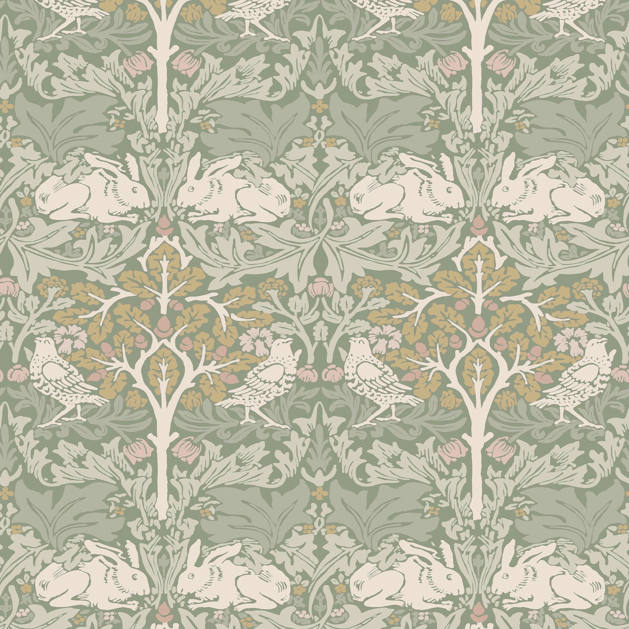 WILLIAM MORRIS AT HOME Vliestapete »Brother Rabbit«, Motiv, Design Tapeten
