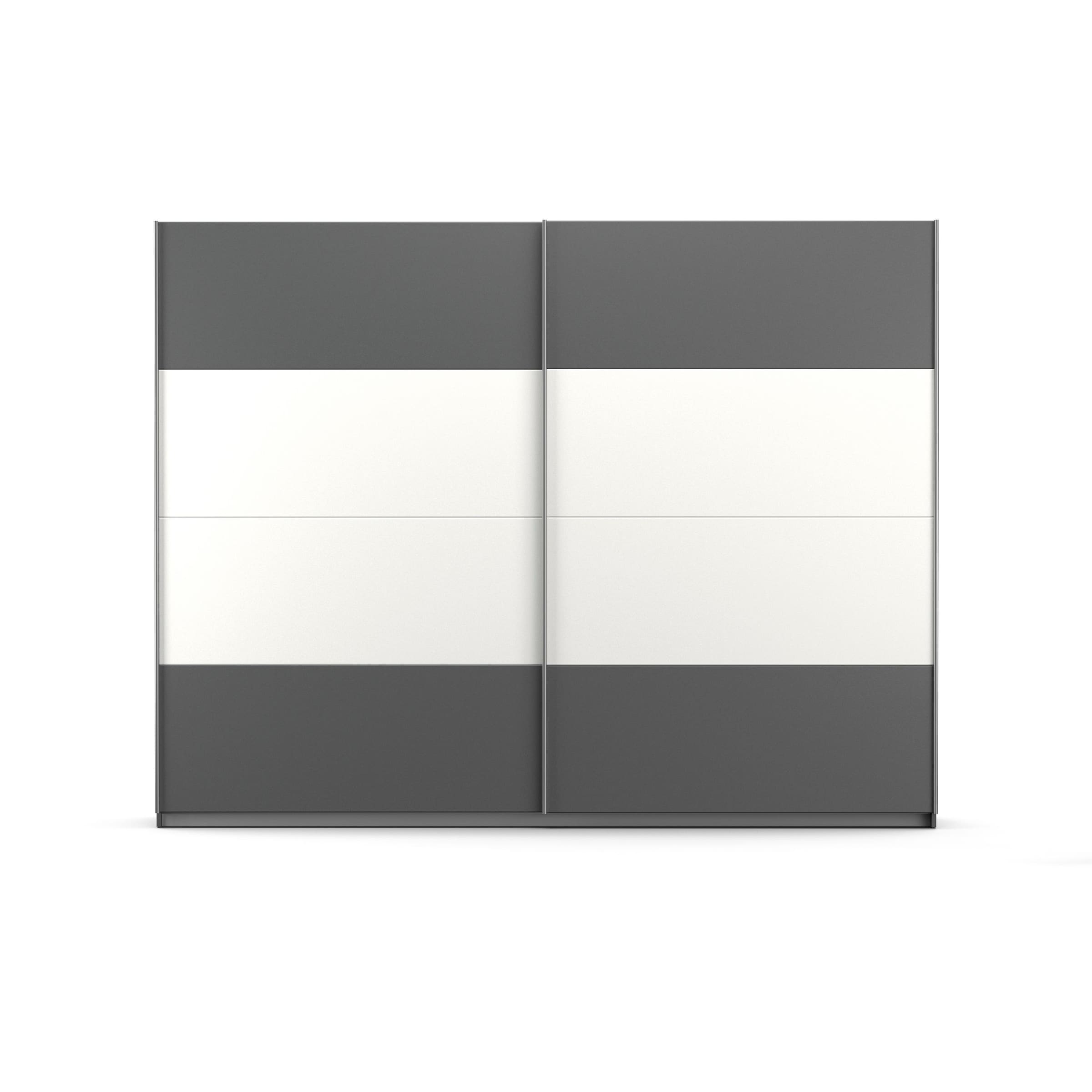 rauch Schwebetürenschrank »Quadra Bestseller Schlafzimmerschrank in vielen Breiten«, Kleiderschrank Garderobenschrank Schrank mit Glaselementen