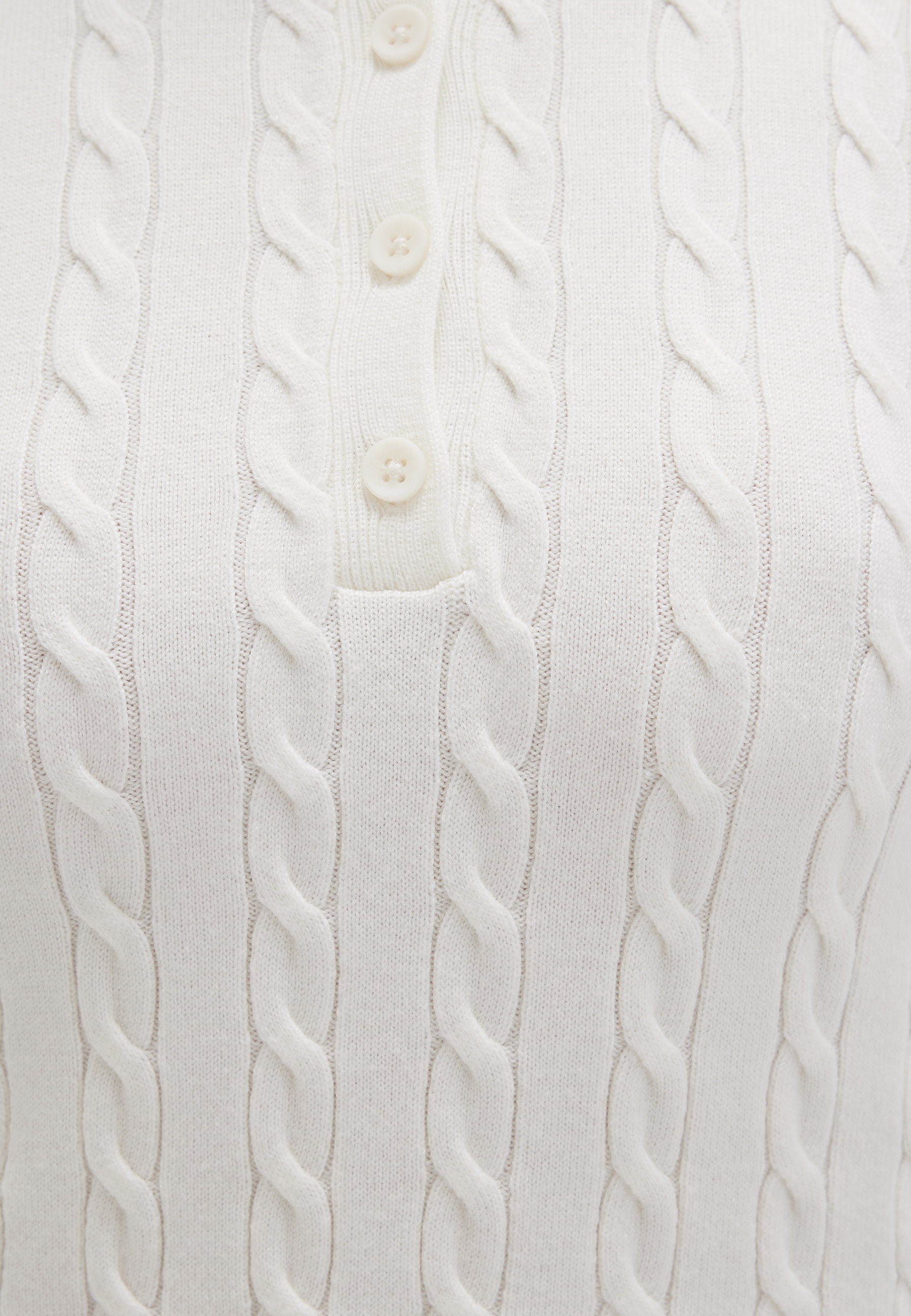 Mavi Strickpullover »POLO COLLAR SWEATER« Top Strick