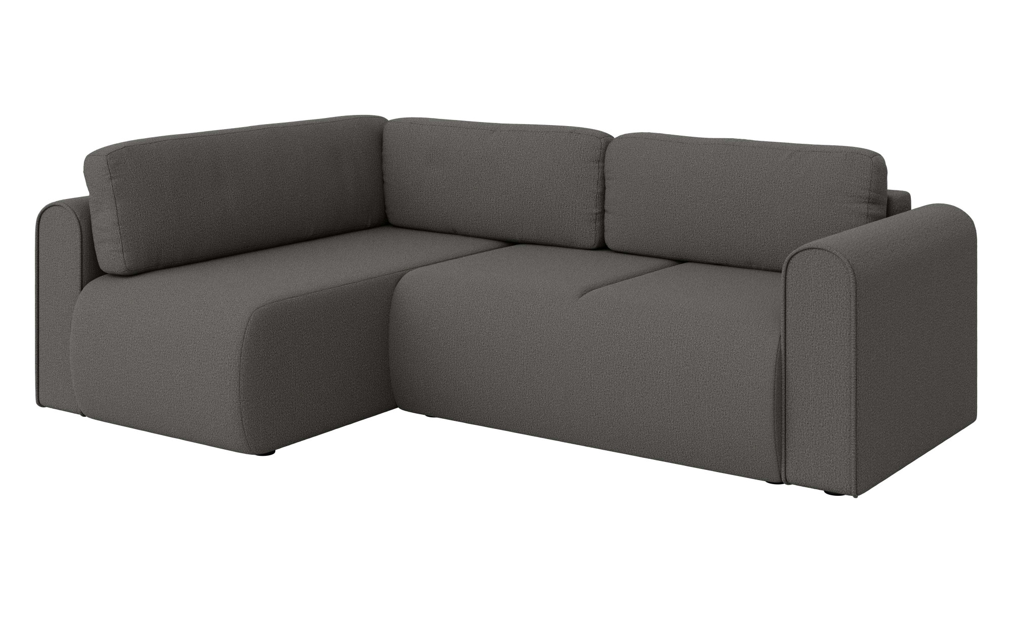 INOSIGN Ecksofa »Zacharia wahlweise Schlafsofa mit Bettkasten, B/T/H 250/166/86 cm«, L-Form mit Wellenunterfederung, Ottomane rechts oder links bestellbar