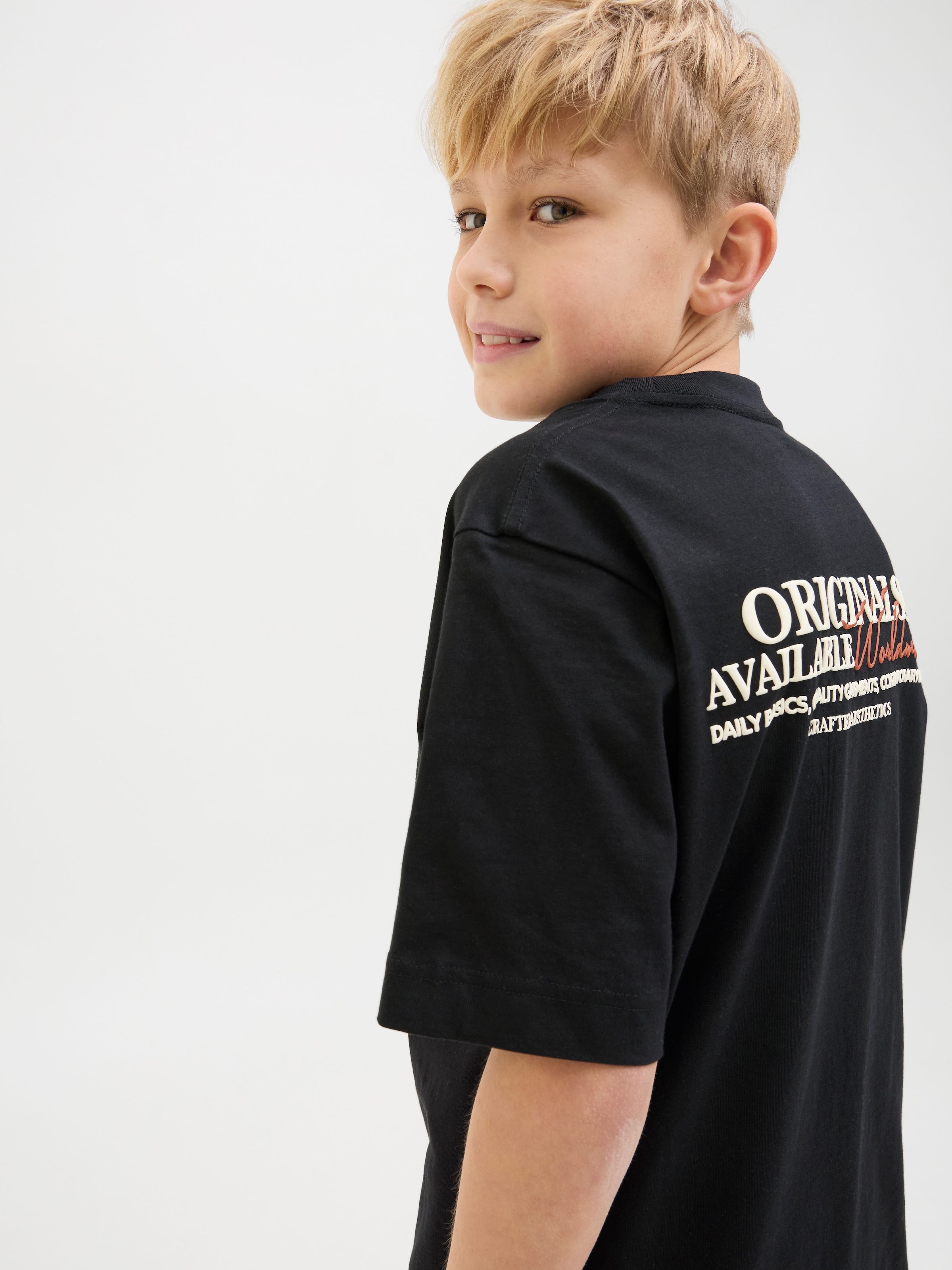 Jack & Jones Junior T-Shirt »JORISLINGTON TYPE TEE SS CREW N. SN JNR«