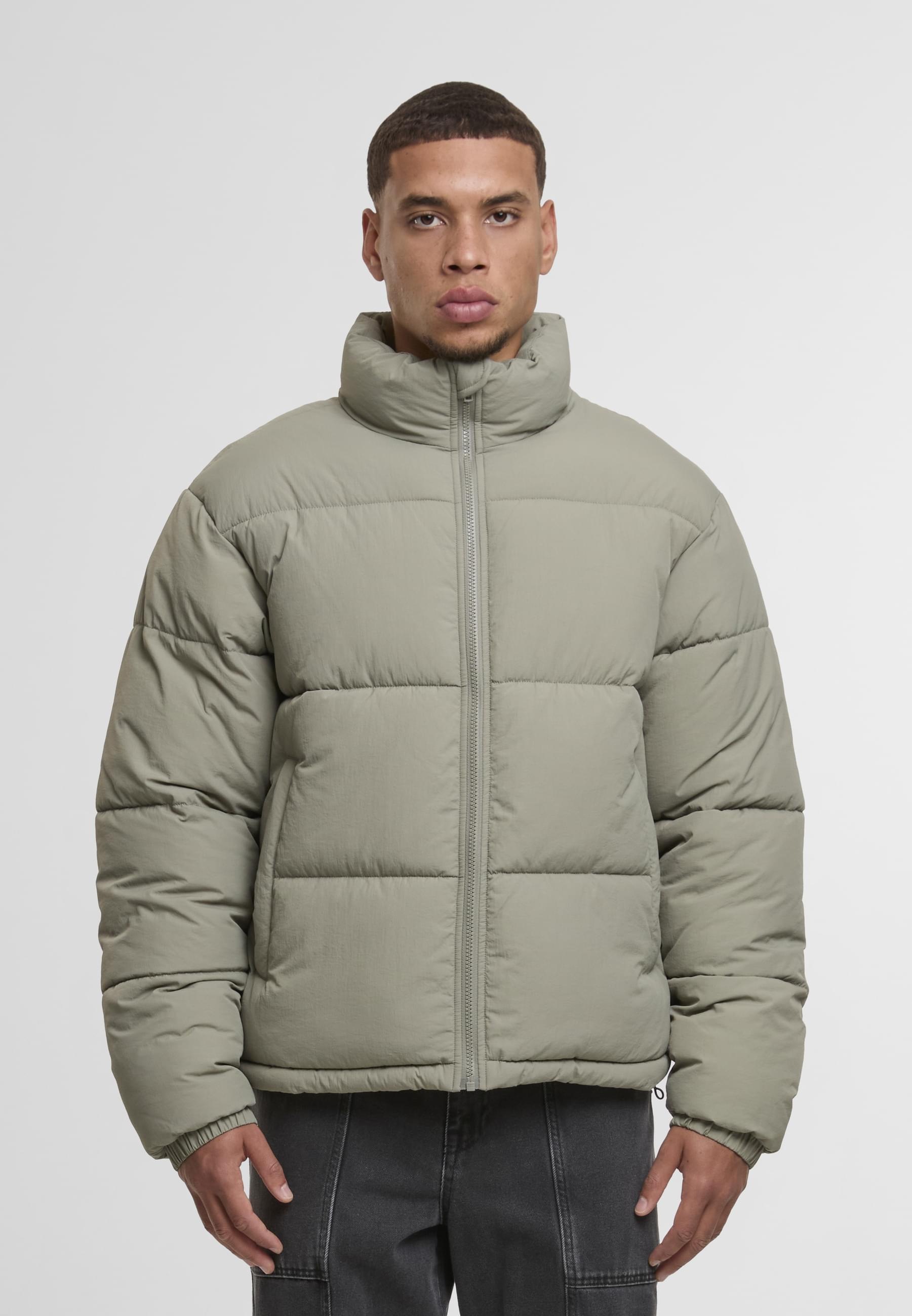 URBAN CLASSICS Winterjacke »Urban Classics Crinkle Puffer Jacket«, (1 St.), ohne Kapuze