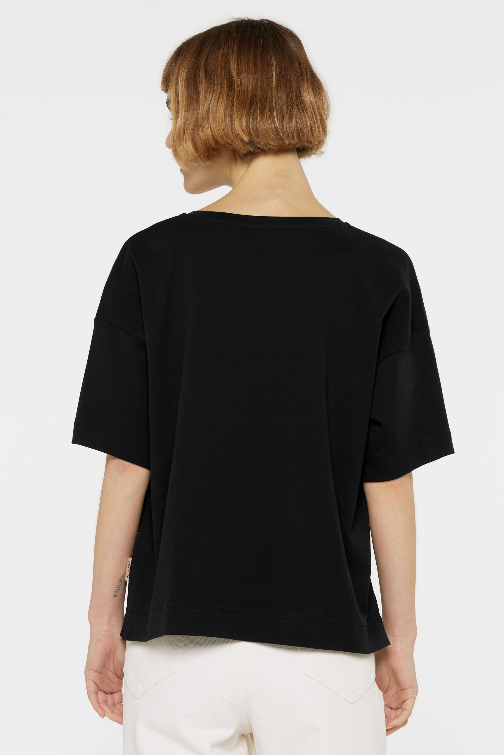 SENSES.THE LABEL Rundhalsshirt, aus Baumwolle