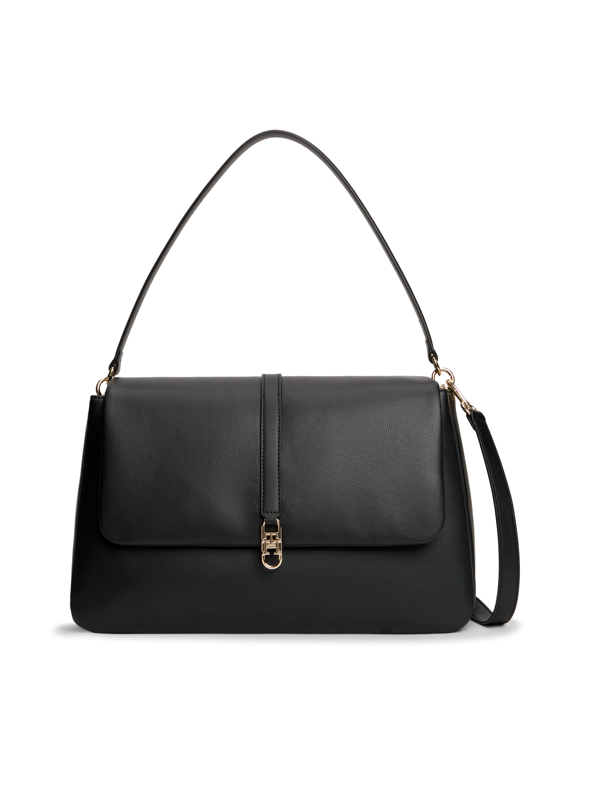 Tommy Hilfiger Handtasche "TH LIBRE SATCHEL" Damen Schultertasche, Umhängetasche mit TH-Magnetverschluss