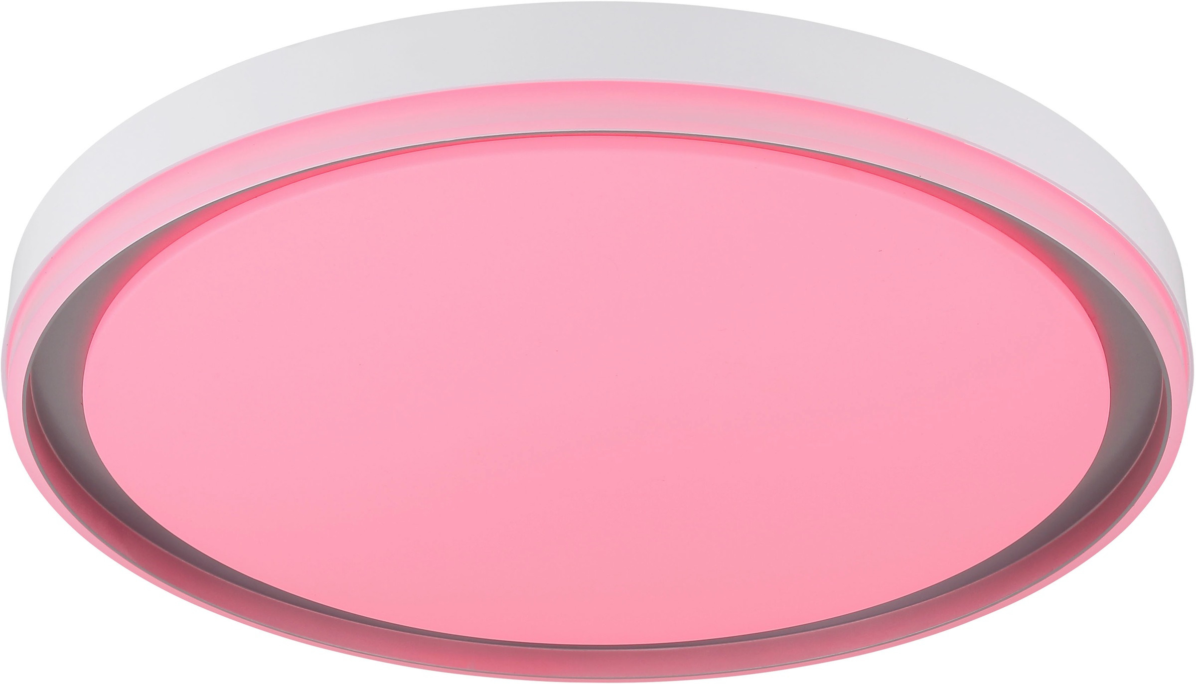 GLOBO LIGHTING Deckenleuchte »JANICE« LED-Modul 1 Stk. Dimmbarer weißer LED-Deckenleuchte mit RGB Farbwechsler