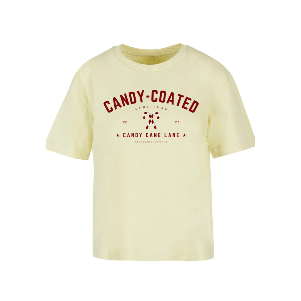 F4NT4STIC T-Shirt »Weihnachten Candy Coated Christmas«