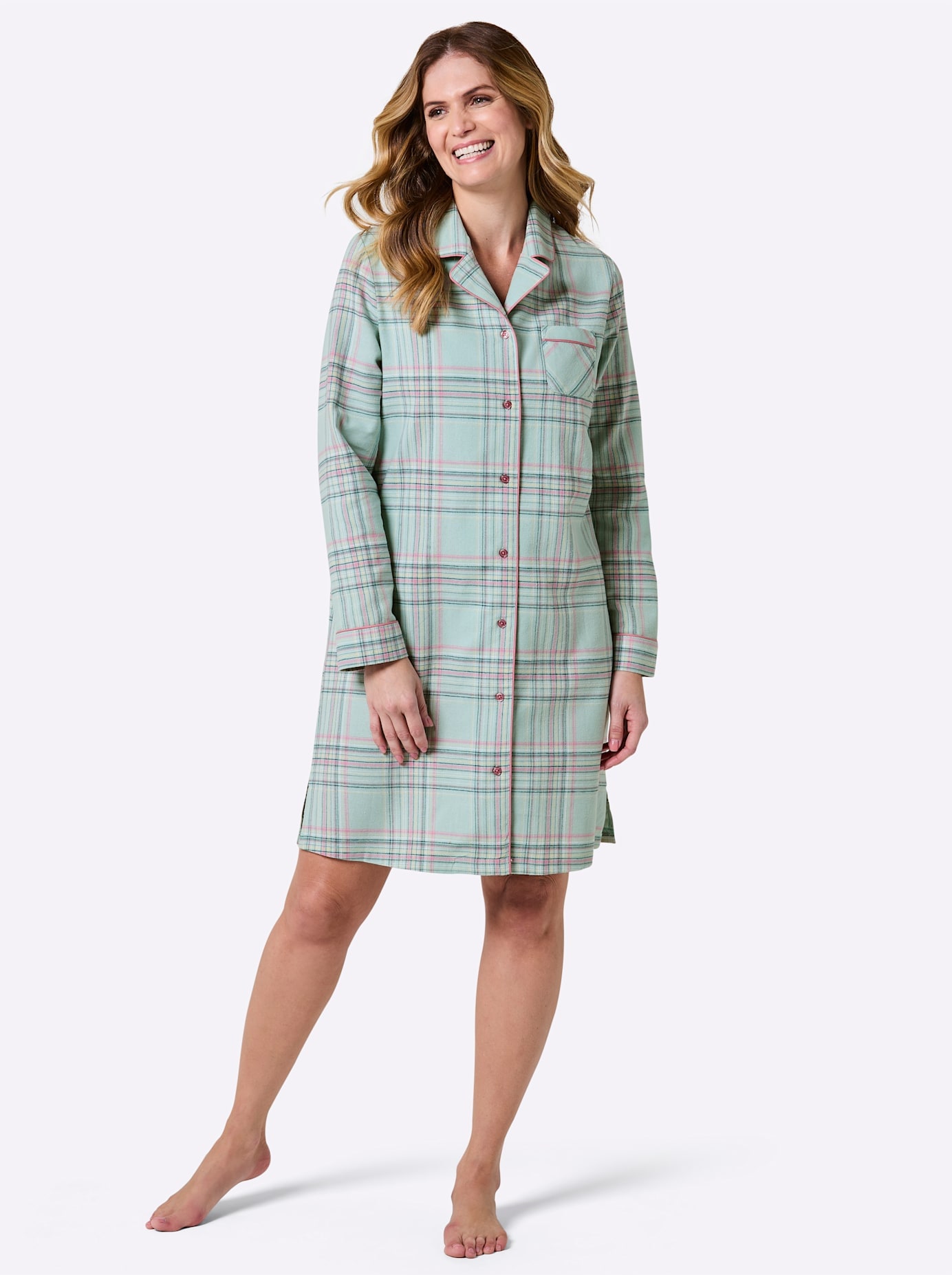 wäschepur Sleepshirt »Sleepshirt« Brusttasche