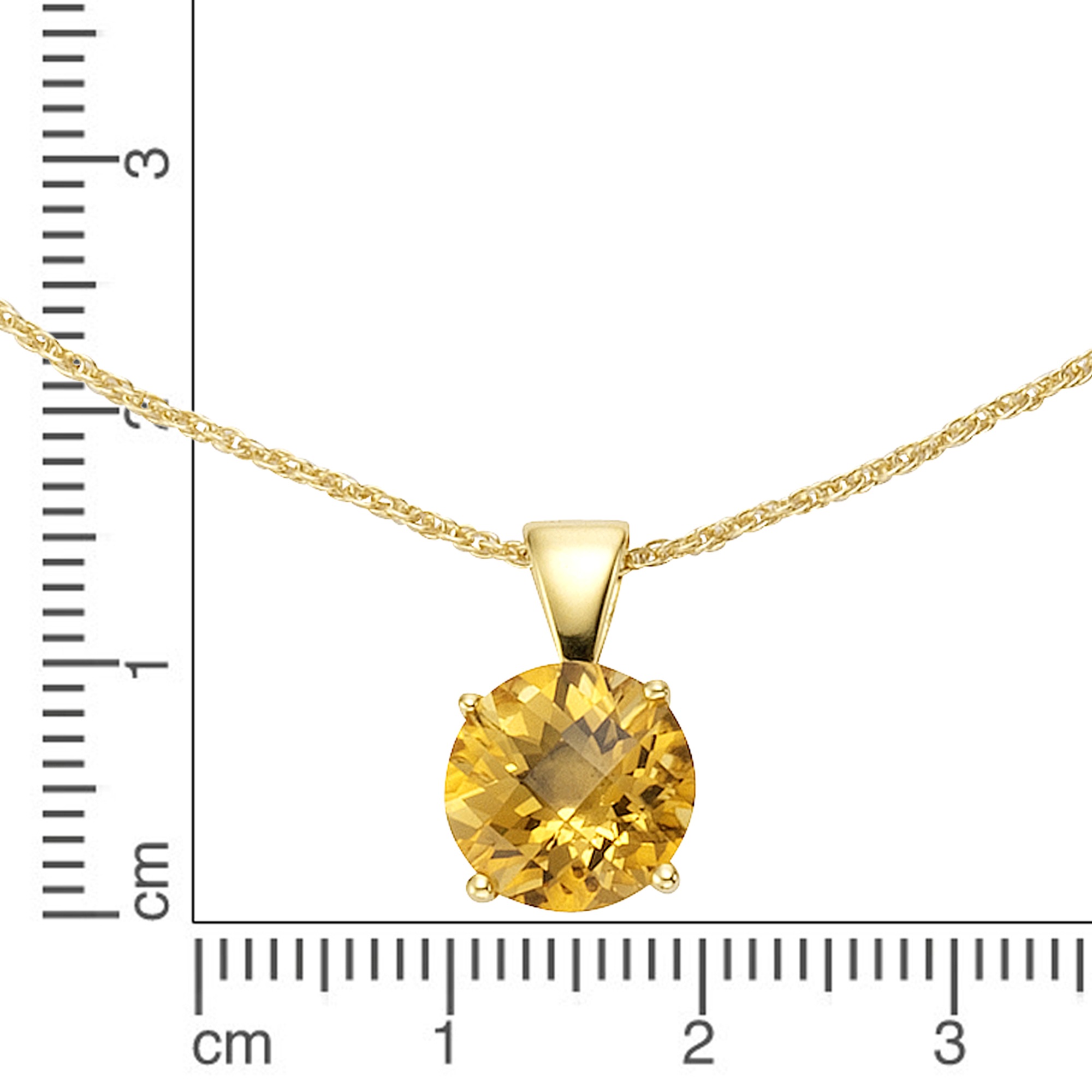 Jamelli Necklace Yellow Gold 45cm 2