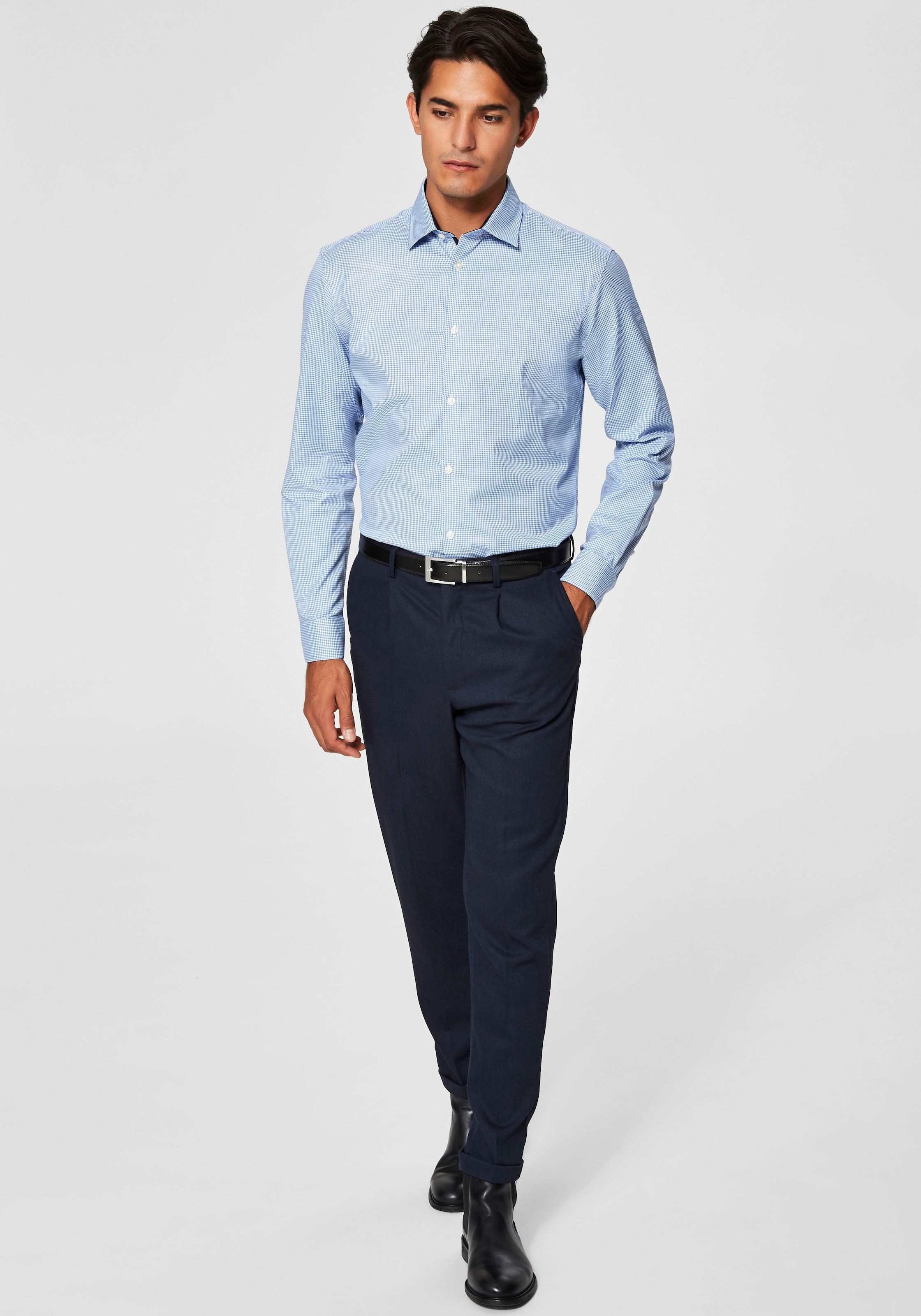 SELECTED Langarmhemd »SLHSLIMNEW-MARK SHIRT LS NOOS«