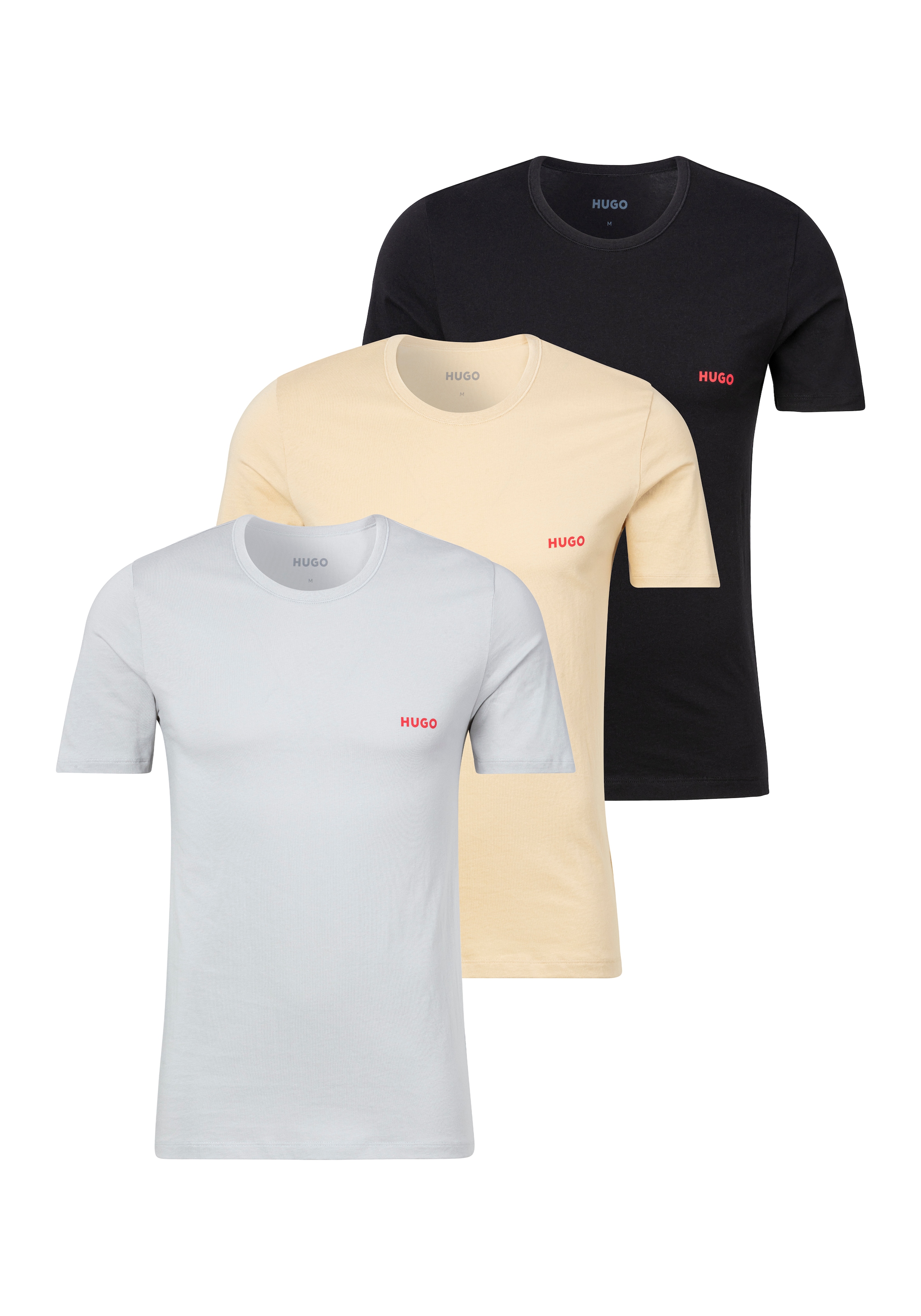 HUGO Underwear T-Shirt "RN TRIPL", (Packung, 3 tlg.), mit Rundhalsausschnit günstig online kaufen