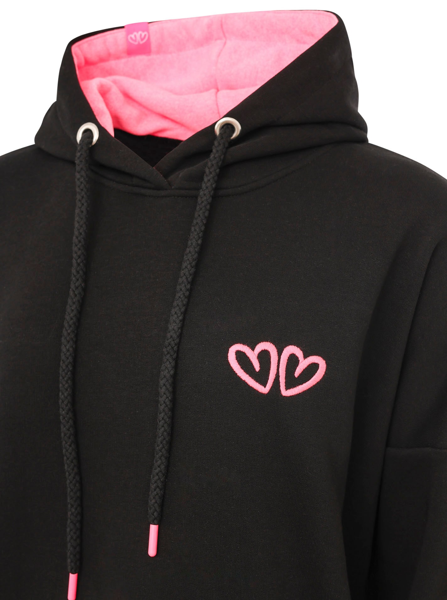 Zwillingsherz Sweatkleid »"Wild Wild Wild"«, mit Kapuze, Kängurutasche und WILD Motiv auf dem Rücken