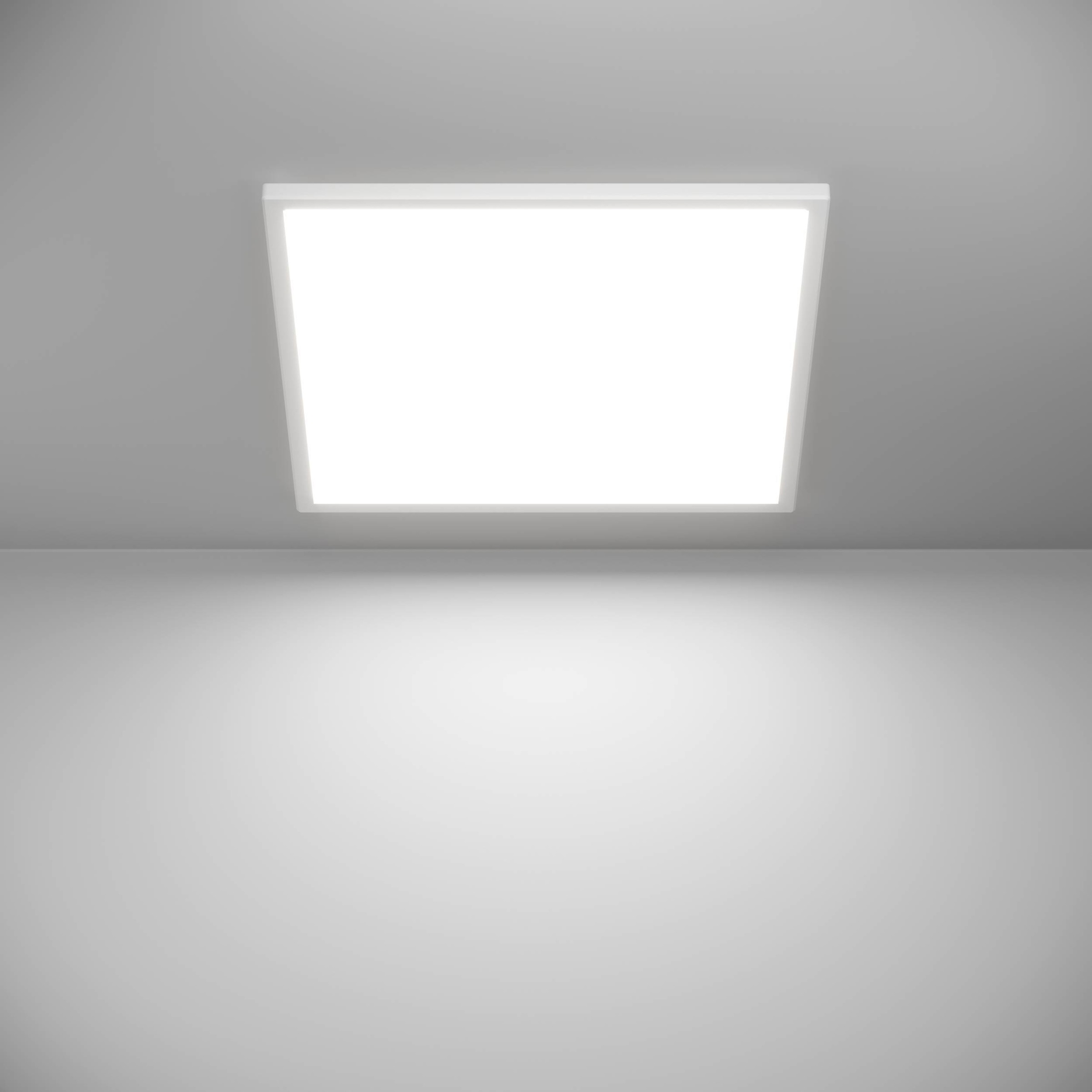 EGLO Deckenleuchte »Rovito-Z Deckenlampe, ZigBee 3.0, Kunststoff, Badezimmerlampe, IP44« LED-Modul 1 Stk. Kaltweiß | RGB Wand-/Deckenleuchte - L50 x B50 x H3,2 cm - weiß - 17W inkl.