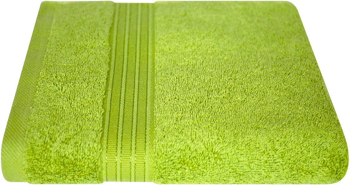 Handtuch DYCKHOFF, B:50cm L:100cm, grün, Frottier, Obermaterial: 100% Baumwolle, Handtücher, "Siena", mit Bordüre