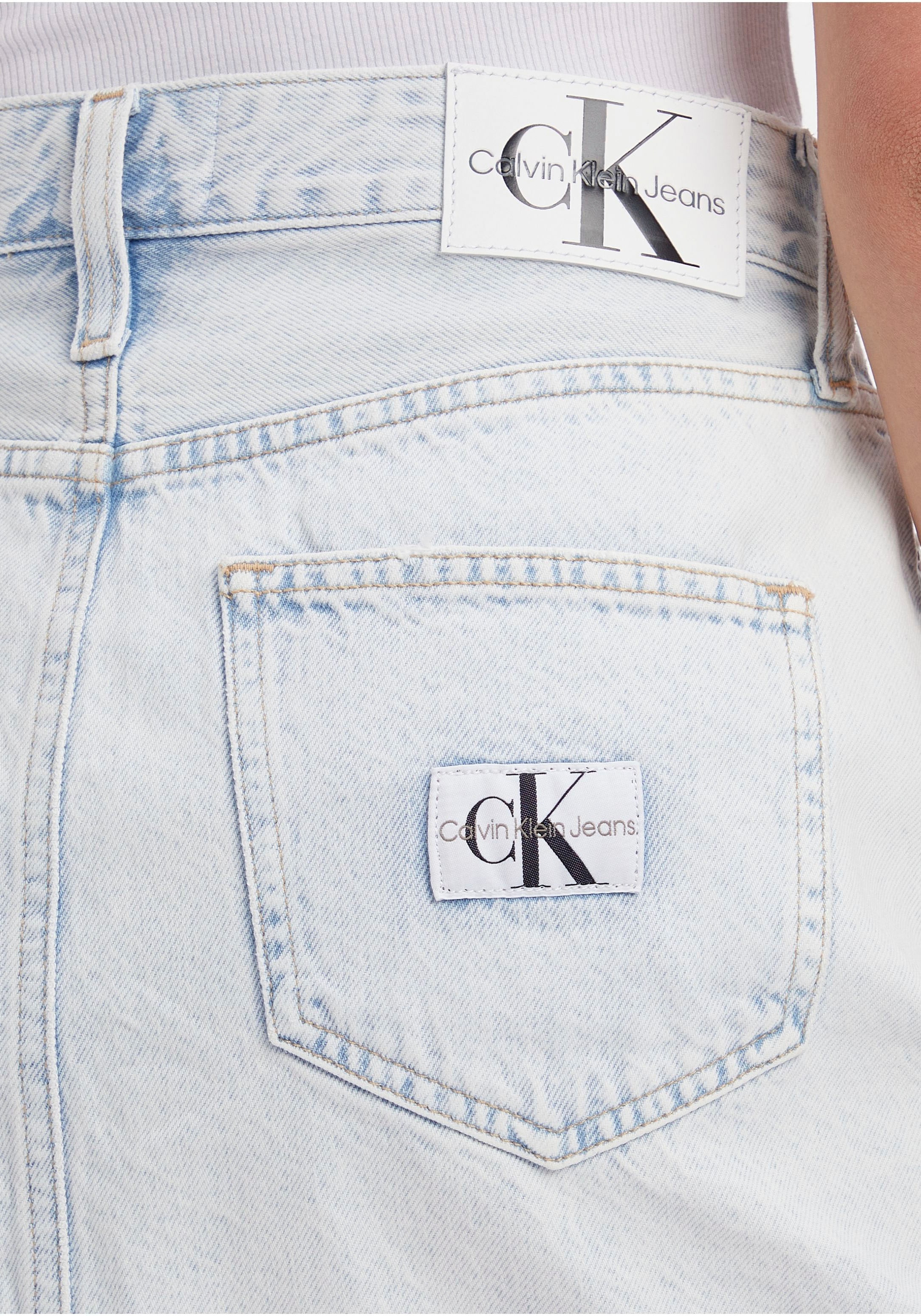 Calvin Klein Jeans Jeansrock, im kaufen 5-Pocket-Style für | BAUR