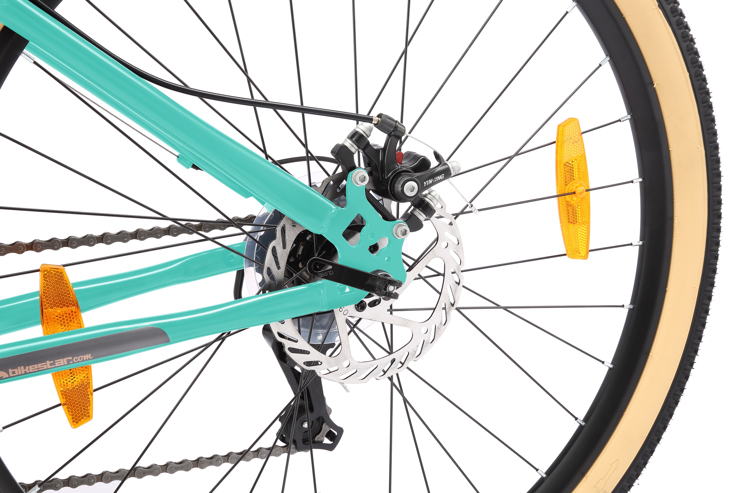 Bikestar Mountainbike 21 Gang Shimano RD-TY300 Schaltwerk Kettenschaltung für Damen und Herren, Kettenschaltung