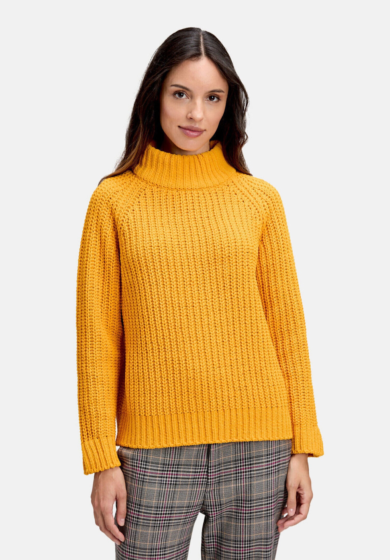 Cartoon Strickpullover »Damen mit Stehkragen« 1 Stk.