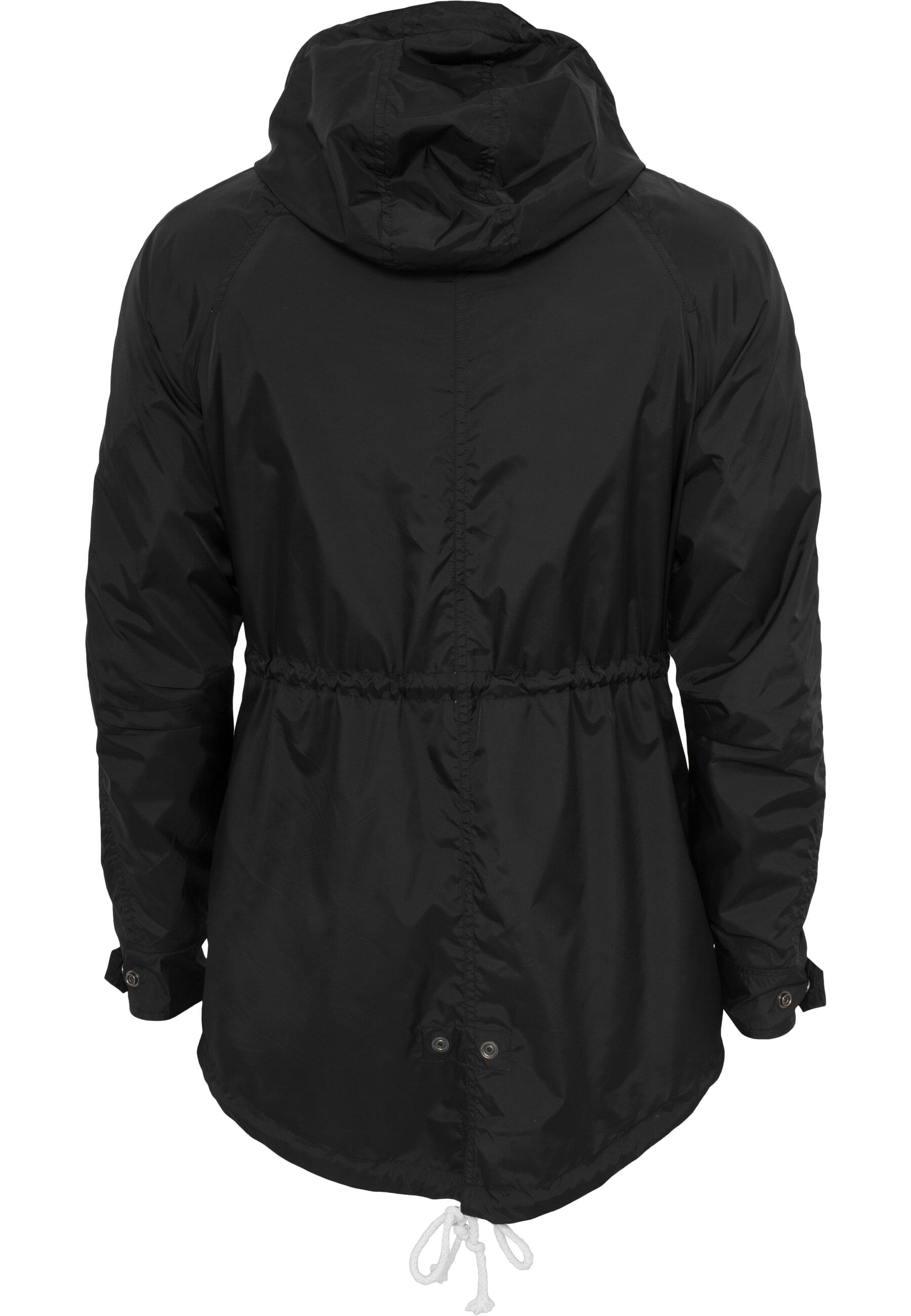 URBAN CLASSICS Allwetterjacke »Urban Classics Herren Long Nylon Windbreaker«, (1 St.), mit Kapuze