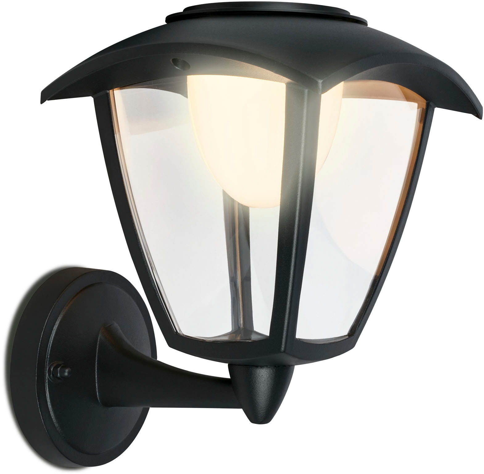 LED-Akku-Außenwandleuchte 3929015, schwarz, Touchdimmer günstig online kaufen
