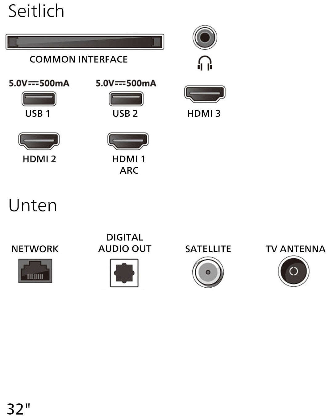 Philips LED-Fernseher »24PHS6050/12« 60 cm/24 ″ HD ready Smart-TV