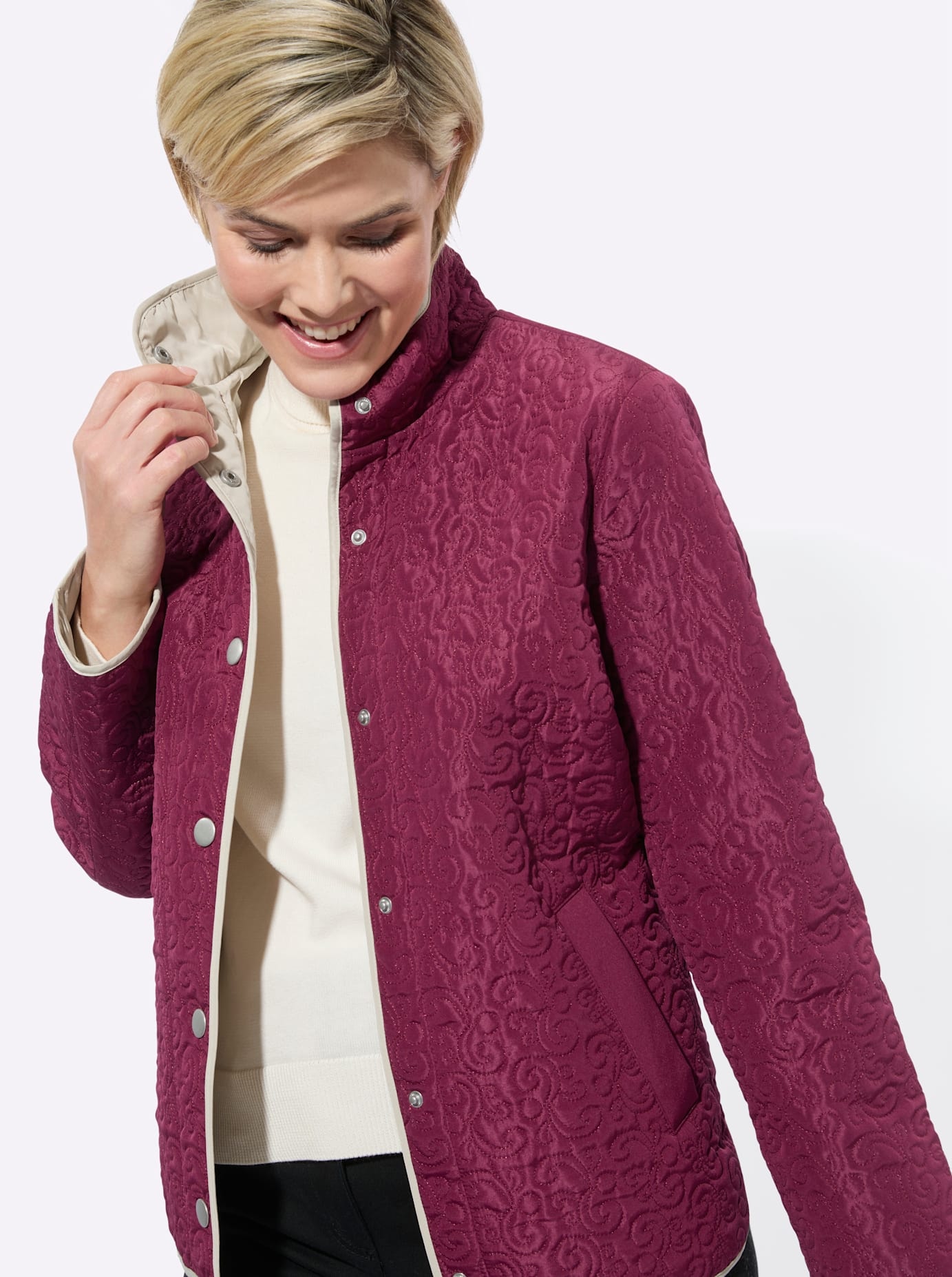 Classic Basics Steppjacke ohne Kapuze