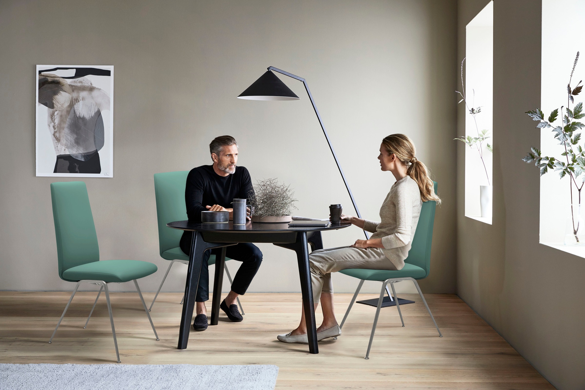 Stressless® Polsterstuhl »Laurel«, Leder PALOMA, High Back, Größe L, mit Beinen aus Stahl in Chrom glänzend