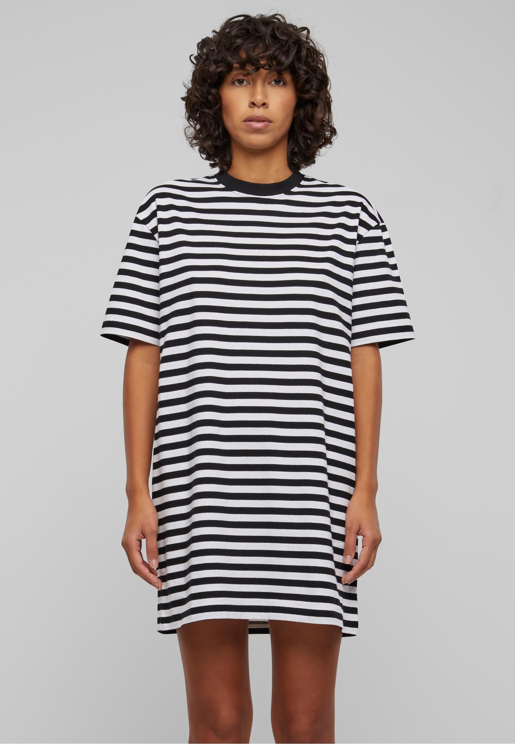 URBAN CLASSICS Shirtkleid »Urban Classics Damen Ladies Oversized Striped Tee Dress«, (1 tlg.)