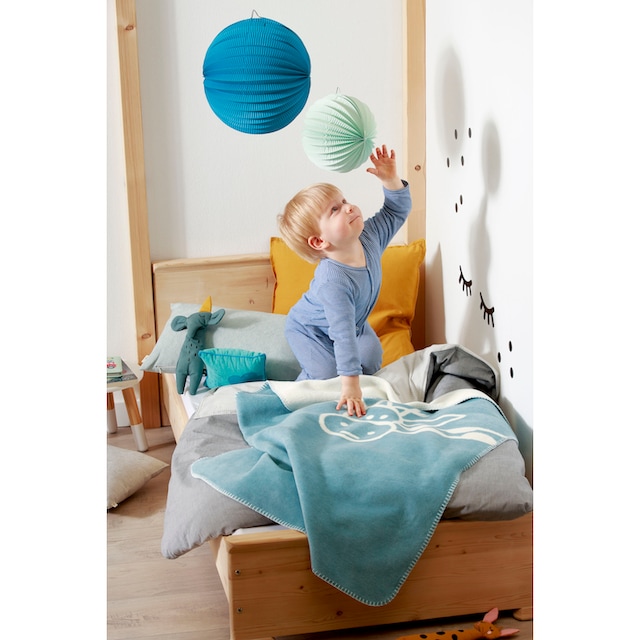 Biederlack Babydecke »Cookie«, mit lustiger Giraffe, Kuscheldecke auf  Rechnung | BAUR