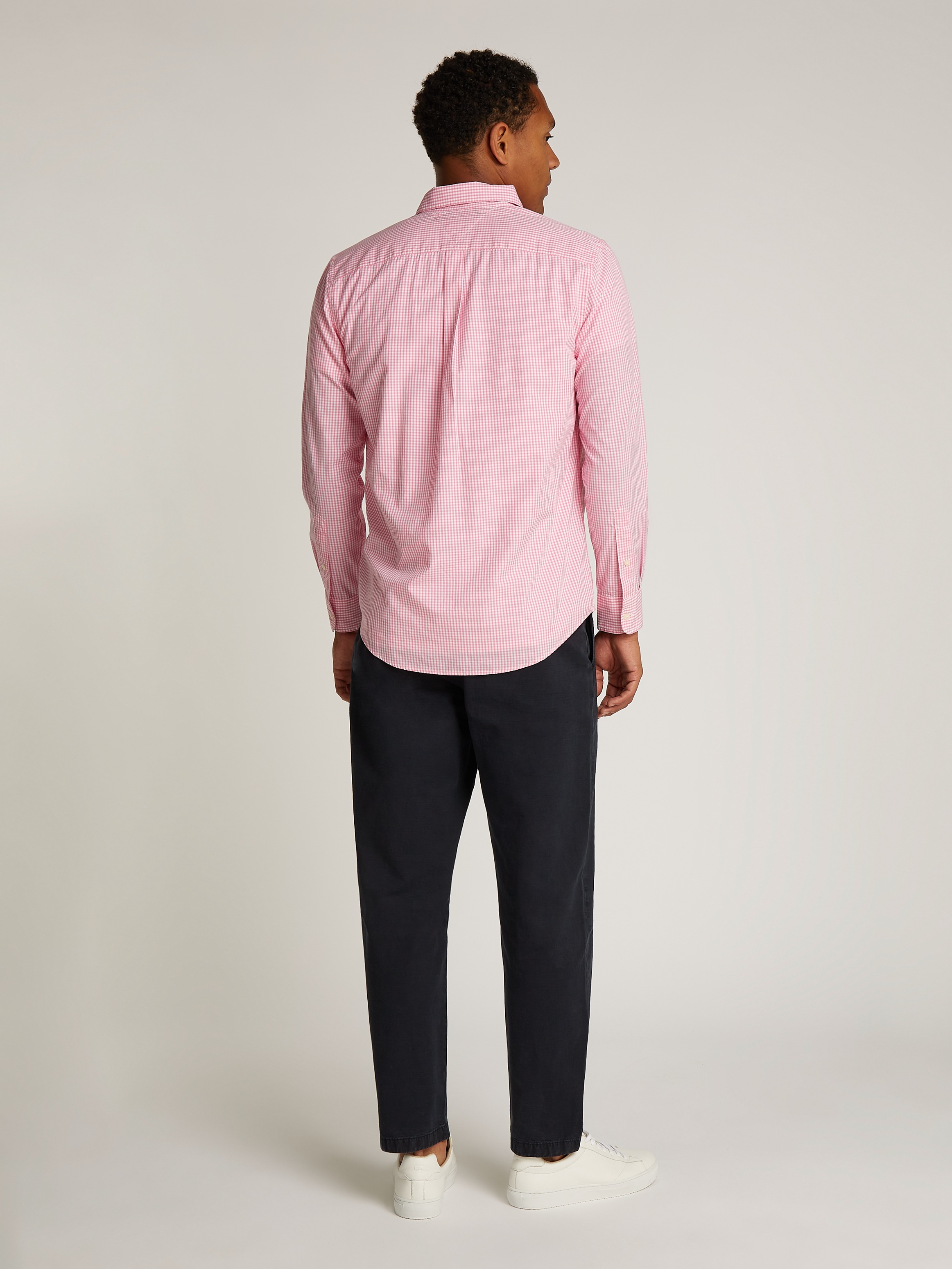 Tommy Hilfiger Businesshemd »FLEX POPLIN GINGHAM RF SHIRT«, mit Karomuster