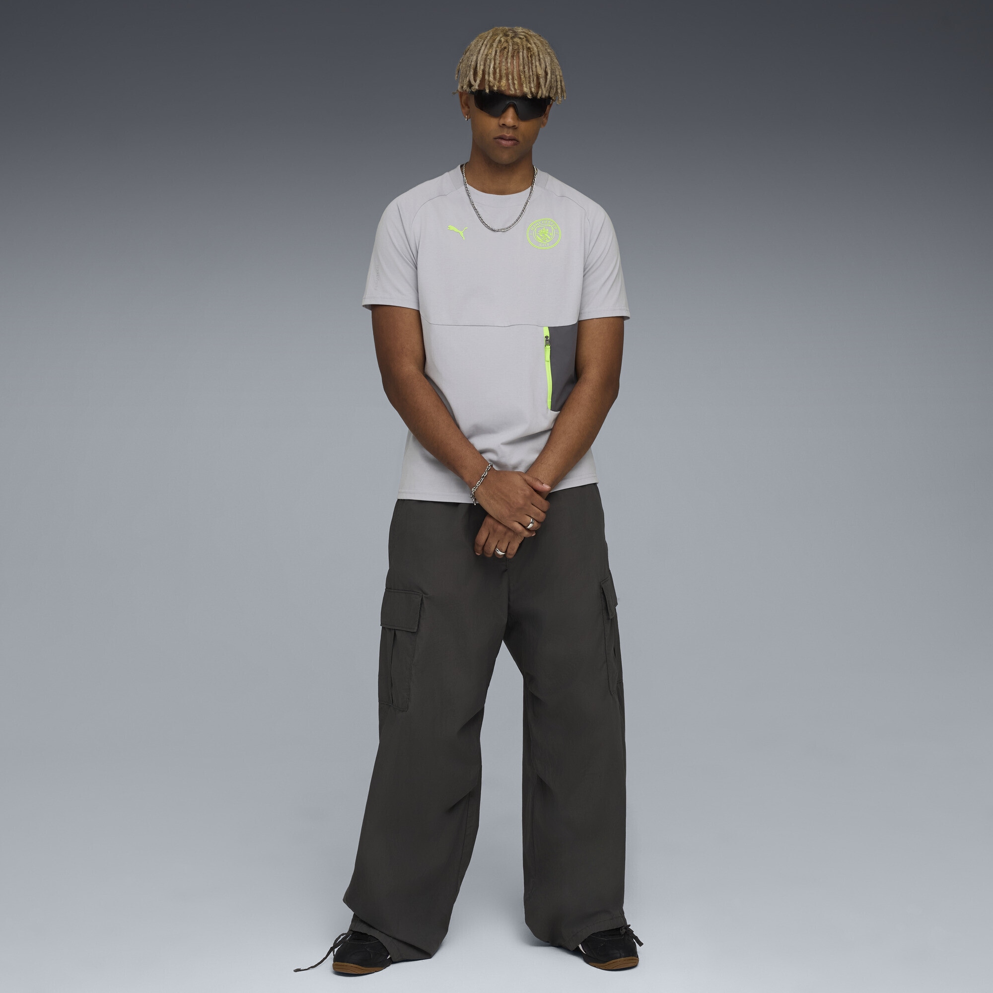 PUMA T-Shirt »Manchester City PUMATECH Pocket T-Shirt Herren«