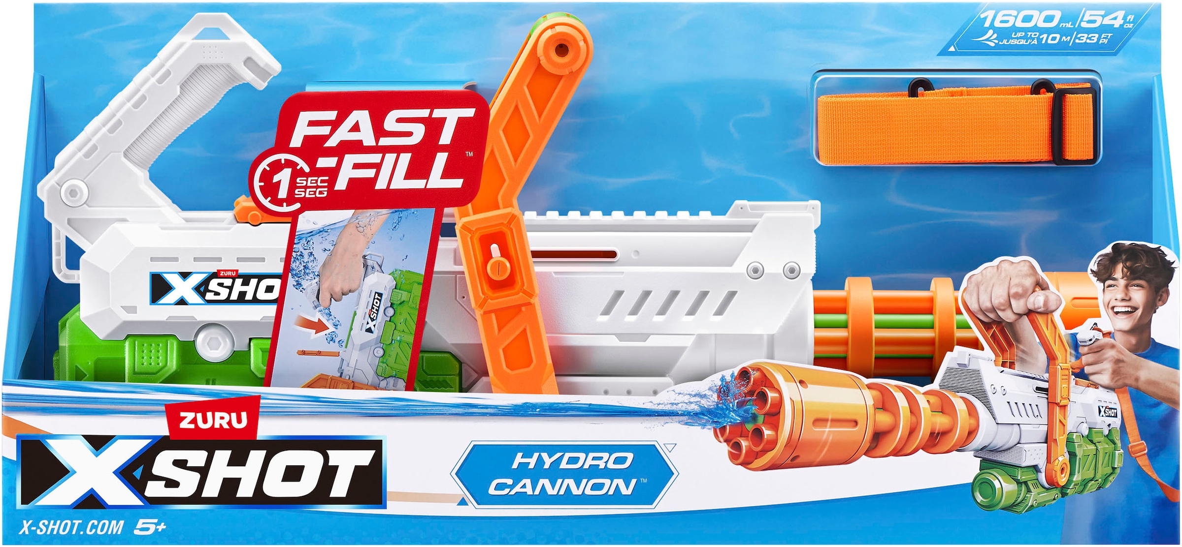 XSHOT Wasserpistole »XSHOT Water, Fast-Fill Hydro Cannon Wasserblaster«