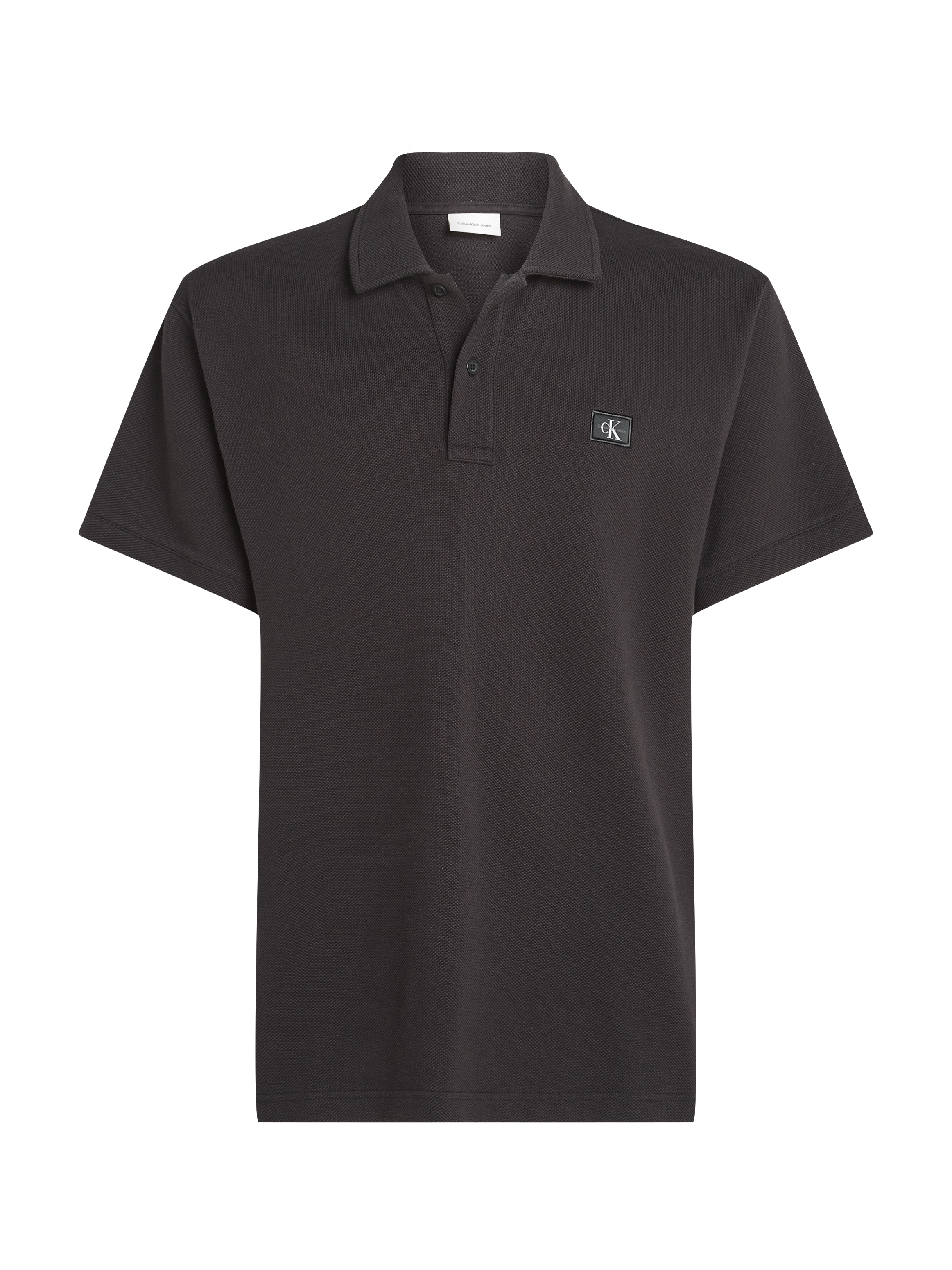 Calvin Klein Jeans Poloshirt »WOVEN LABEL POLO«, Logodruck