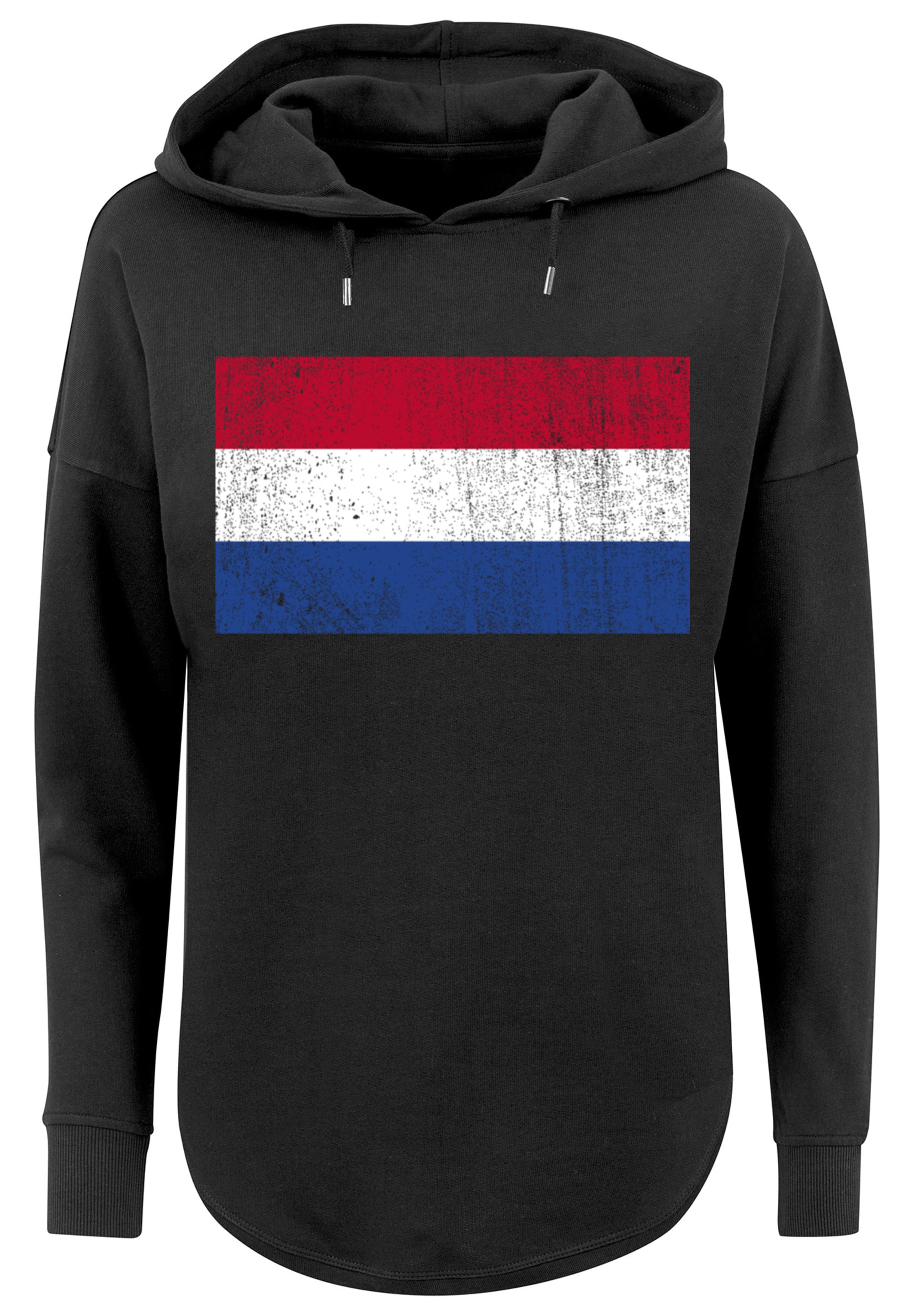 F4NT4STIC Kapuzenpullover "Niederlande Flagge distressed", Print günstig online kaufen