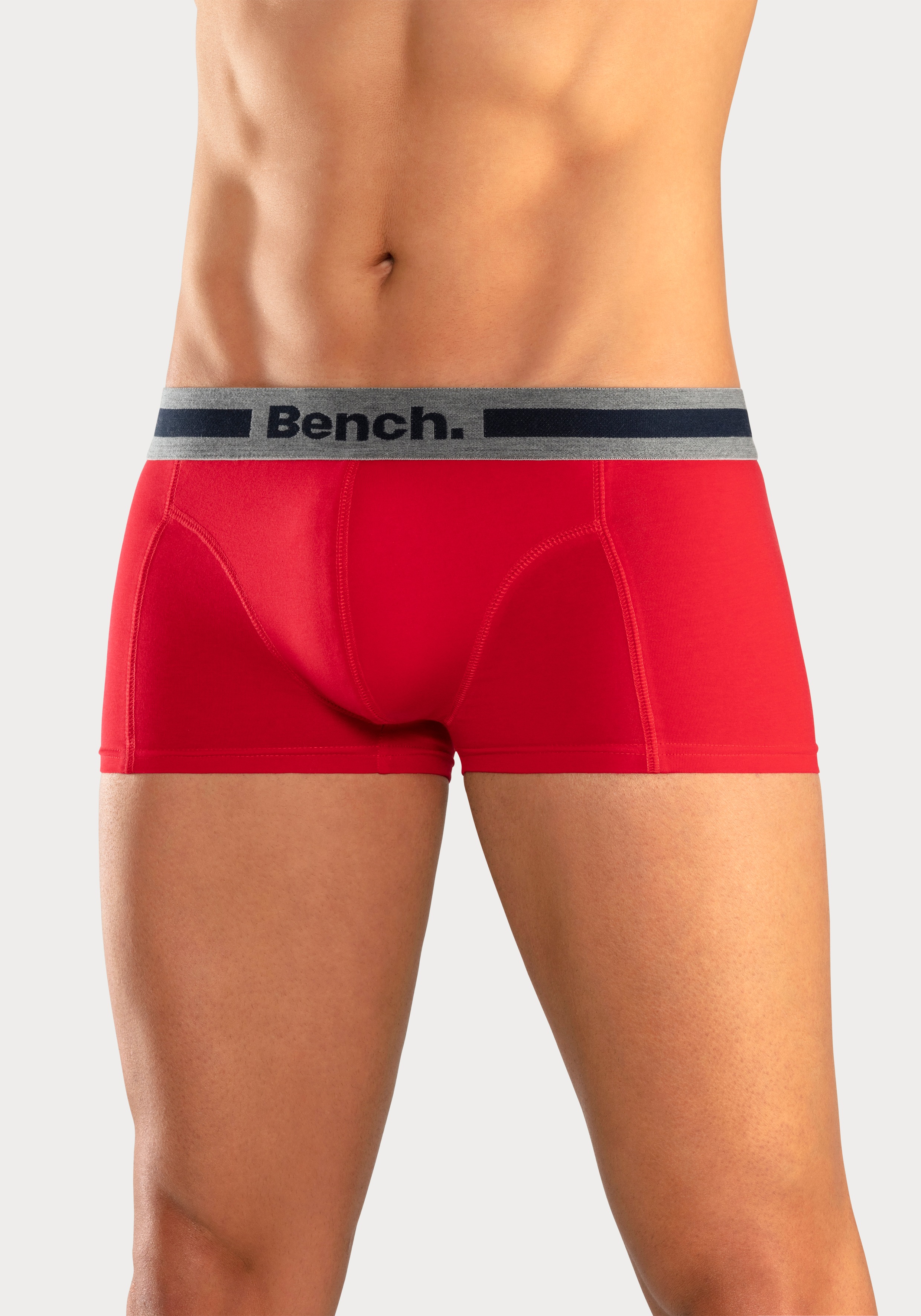 Thumbnail - Bench. Hipster Packung, 4 Stk. knapp sitzende Boxershorts aus Baumwollmischung