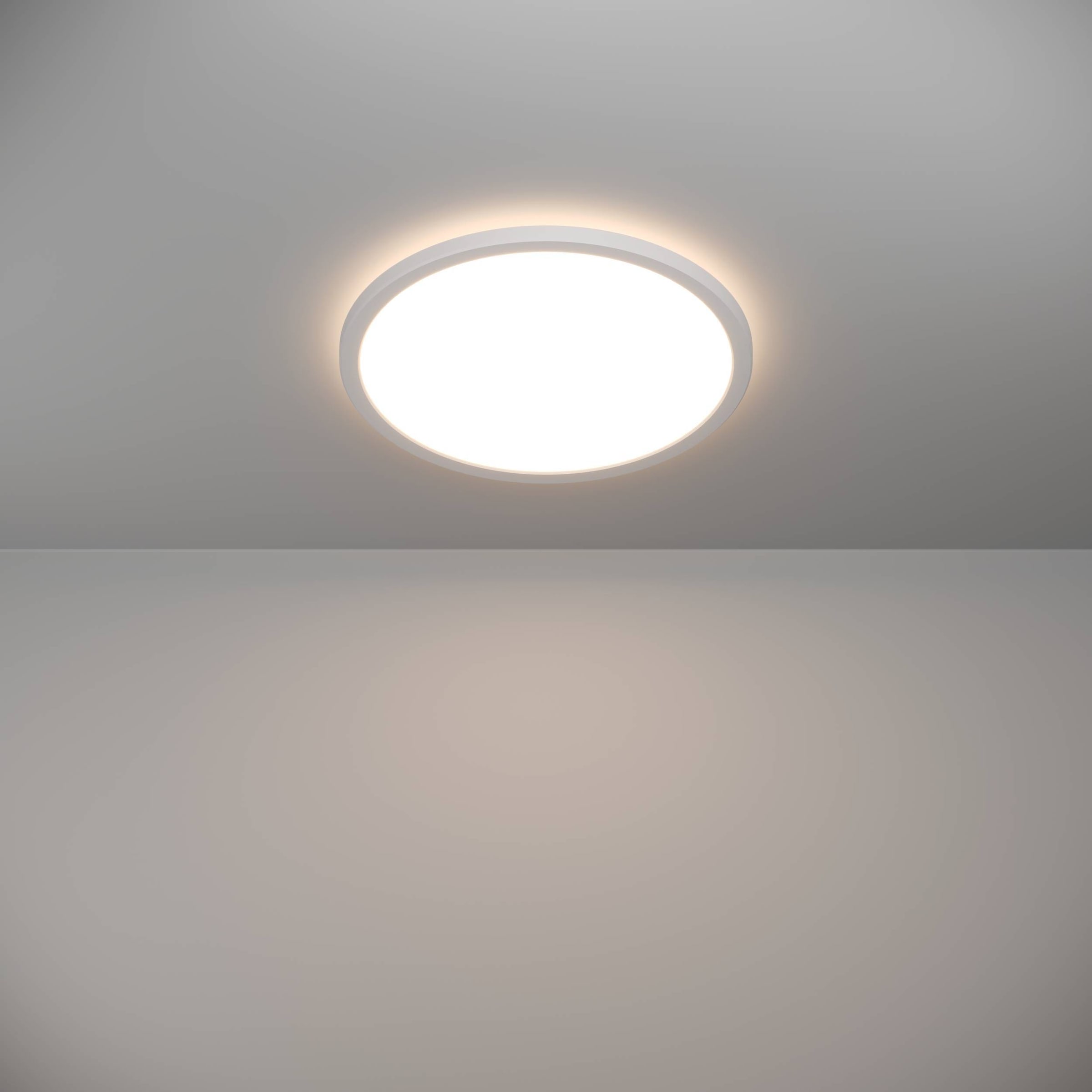 EGLO Deckenleuchte »Rovito Deckenlampe, Deckenbeleuchtung, Badlampe, Kunststoff, IP44« LED-Modul 1 Stk. Kaltweiß | Neutralweiß | Warmweiß Wand-/Deckenleuchte - H3 x Ø38,9 cm - weiß - 18,5W inkl.