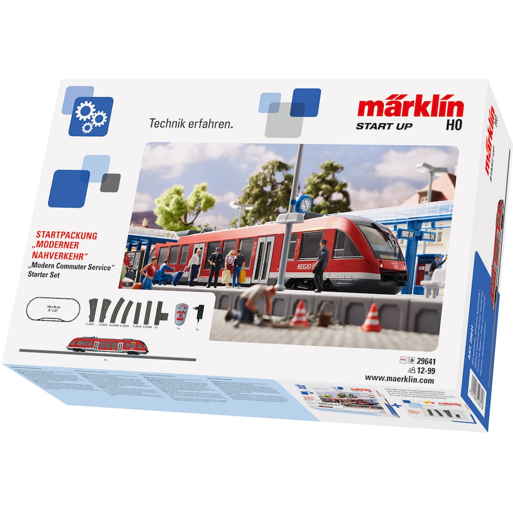 Märklin Modelleisenbahn-Set »Märklin Start up - Startpackung, Moderner Nahverkehr, Wechselstrom -29641«