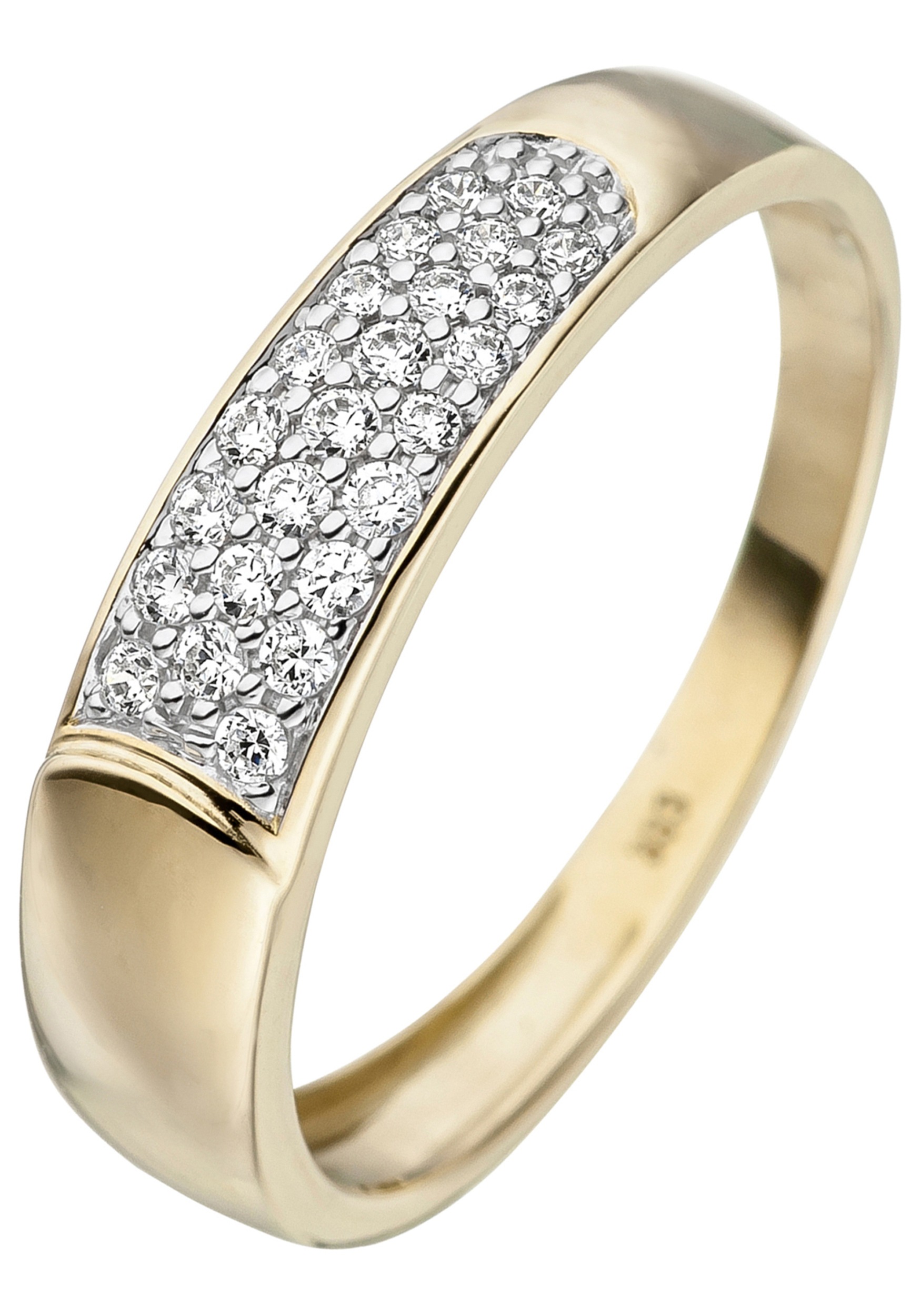 JOBO Goldring 333 Gold mit Zirkonia