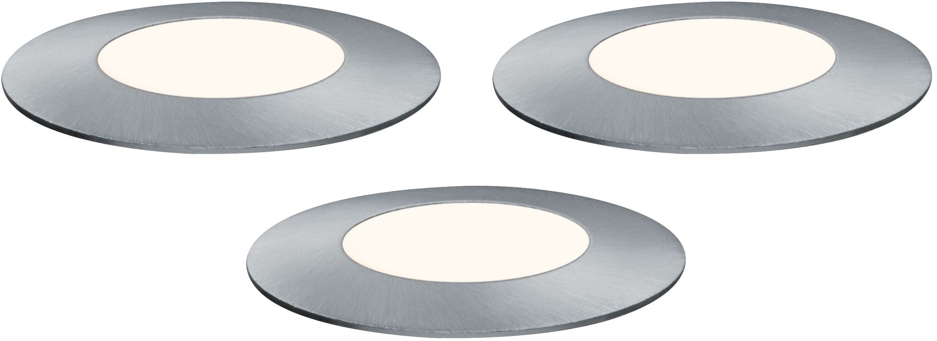 Paulmann LED Einbauleuchte »Plug & Shine«, 3 flammig, Leuchtmittel LED-Modul | LED fest integriert, LED-Modul, Deckenleuchte Stoff, Textil, Ø32cm, Wohnzimmerlampe