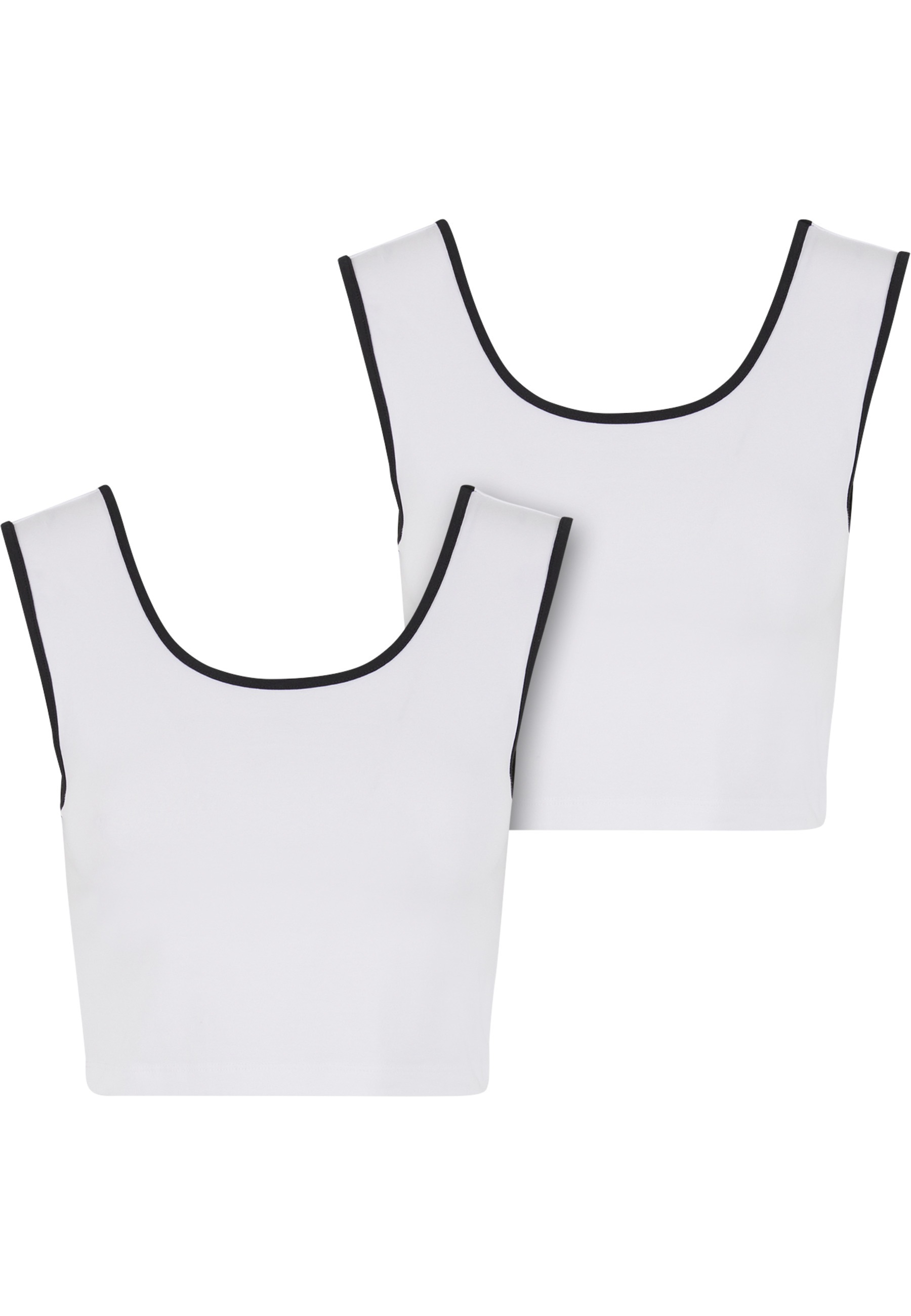URBAN CLASSICS T-Shirt "Urban Classics Ladies Contrast Cropped Top" 1 Stk. günstig online kaufen