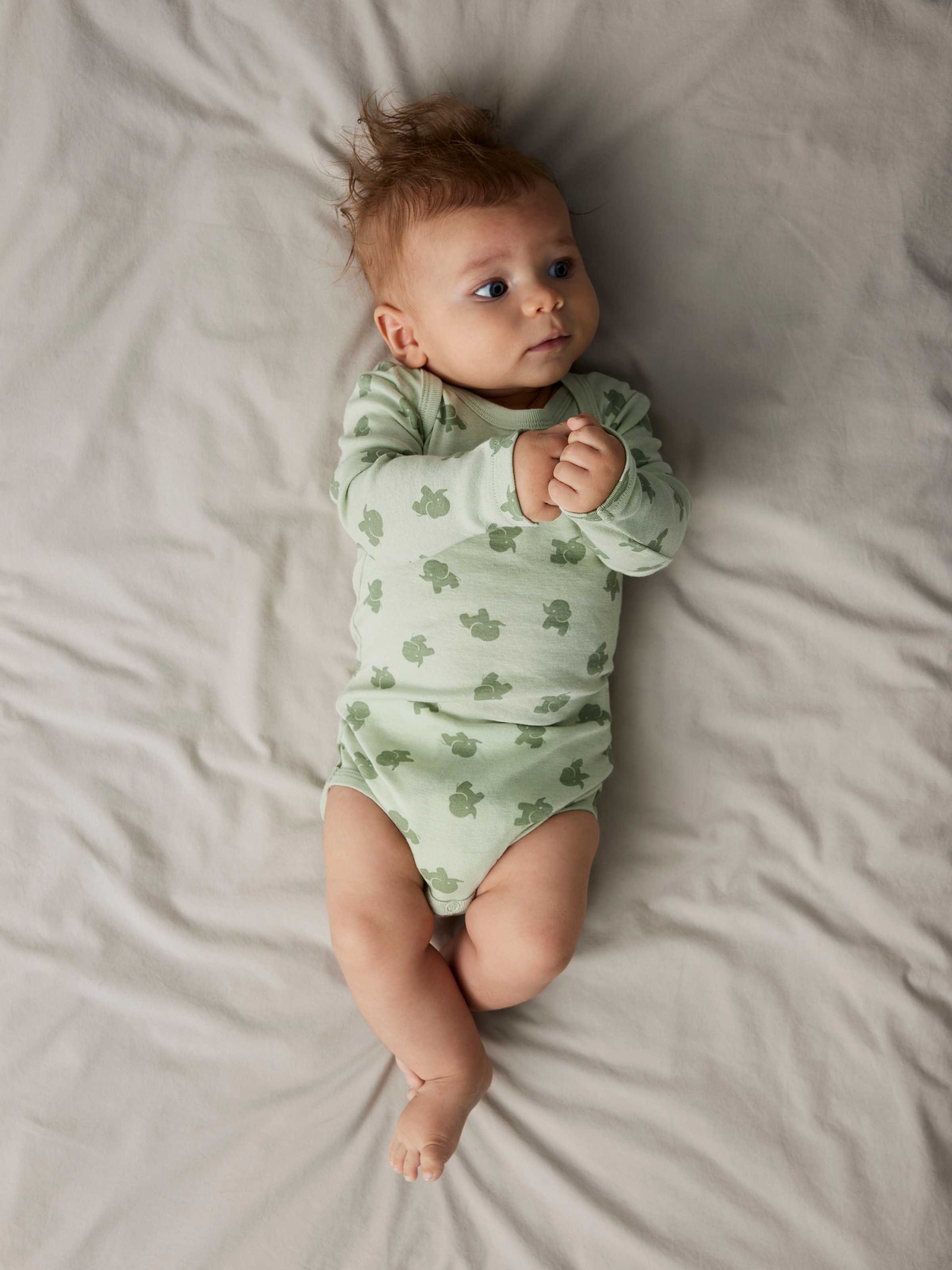 Thumbnail - Name It Schlafoverall "NBMBODY 3P LS SEA FOAM ELEPHANT NOOS" Packung, 3 Stk.