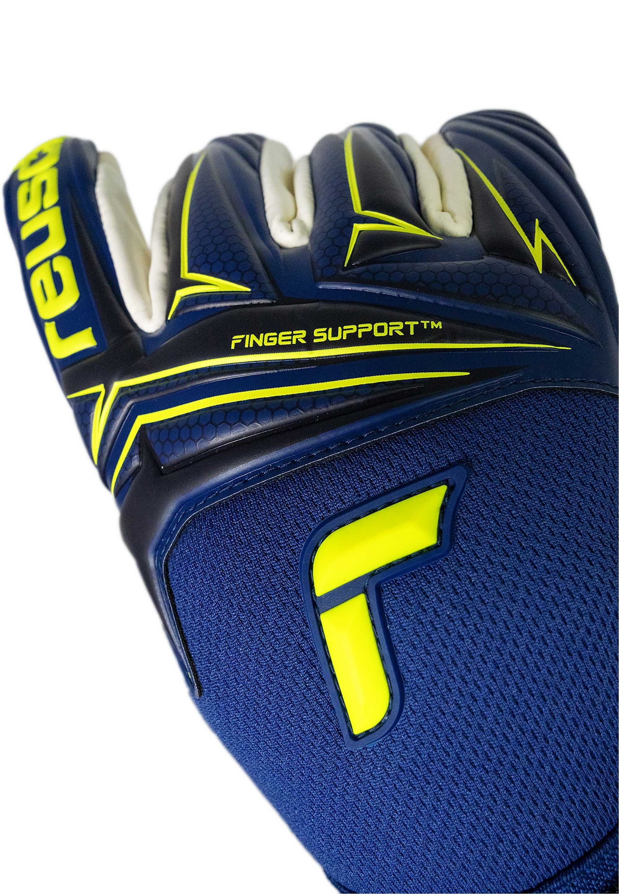 Reusch Torwarthandschuhe »Attrakt Duo Finger Support« mit integriertem Fingersupport-System