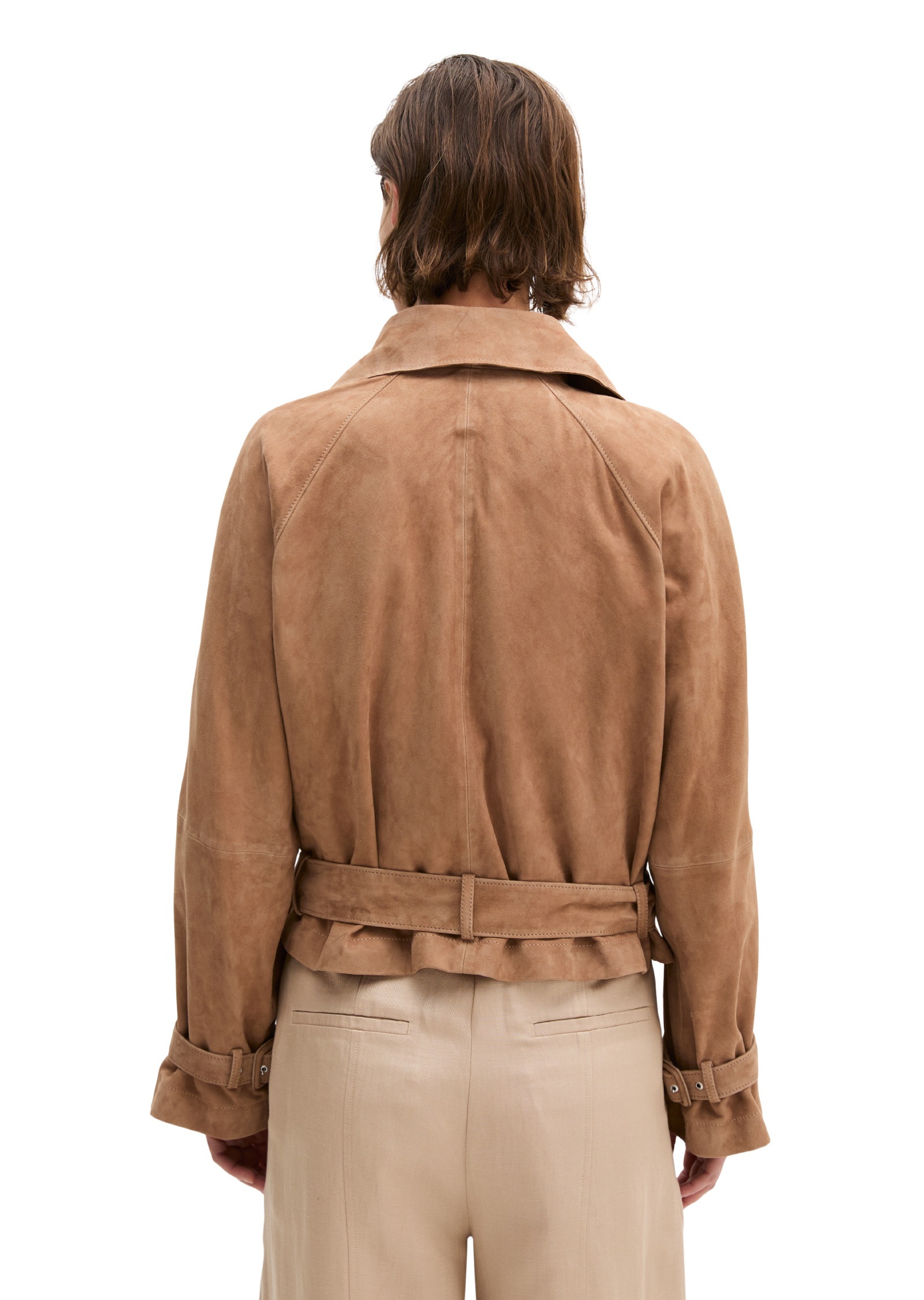 Marc O'Polo Lederjacke »aus softem Ziegenvelours-Leder«