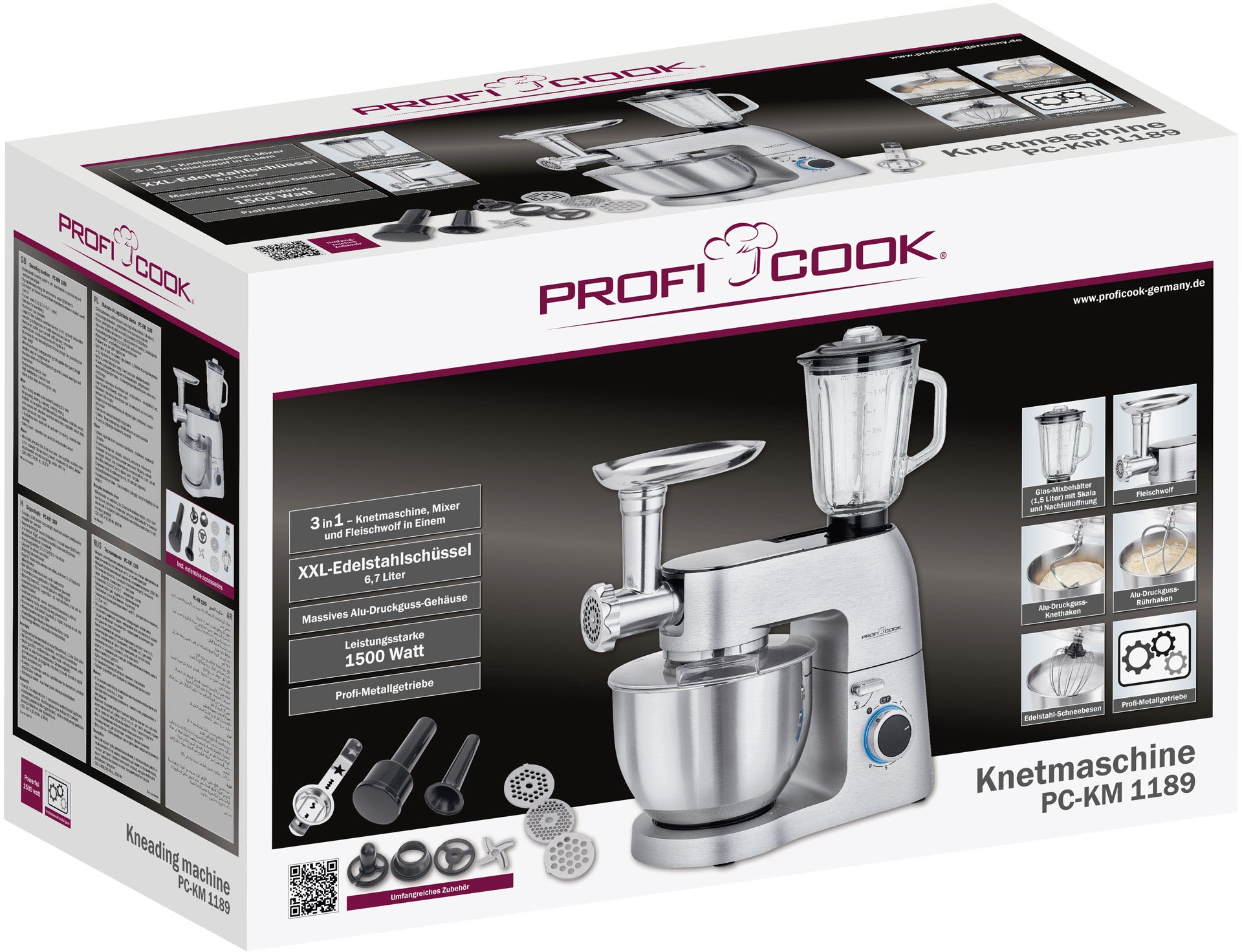 ProfiCook Küchenmaschine »PC-KM 1189«