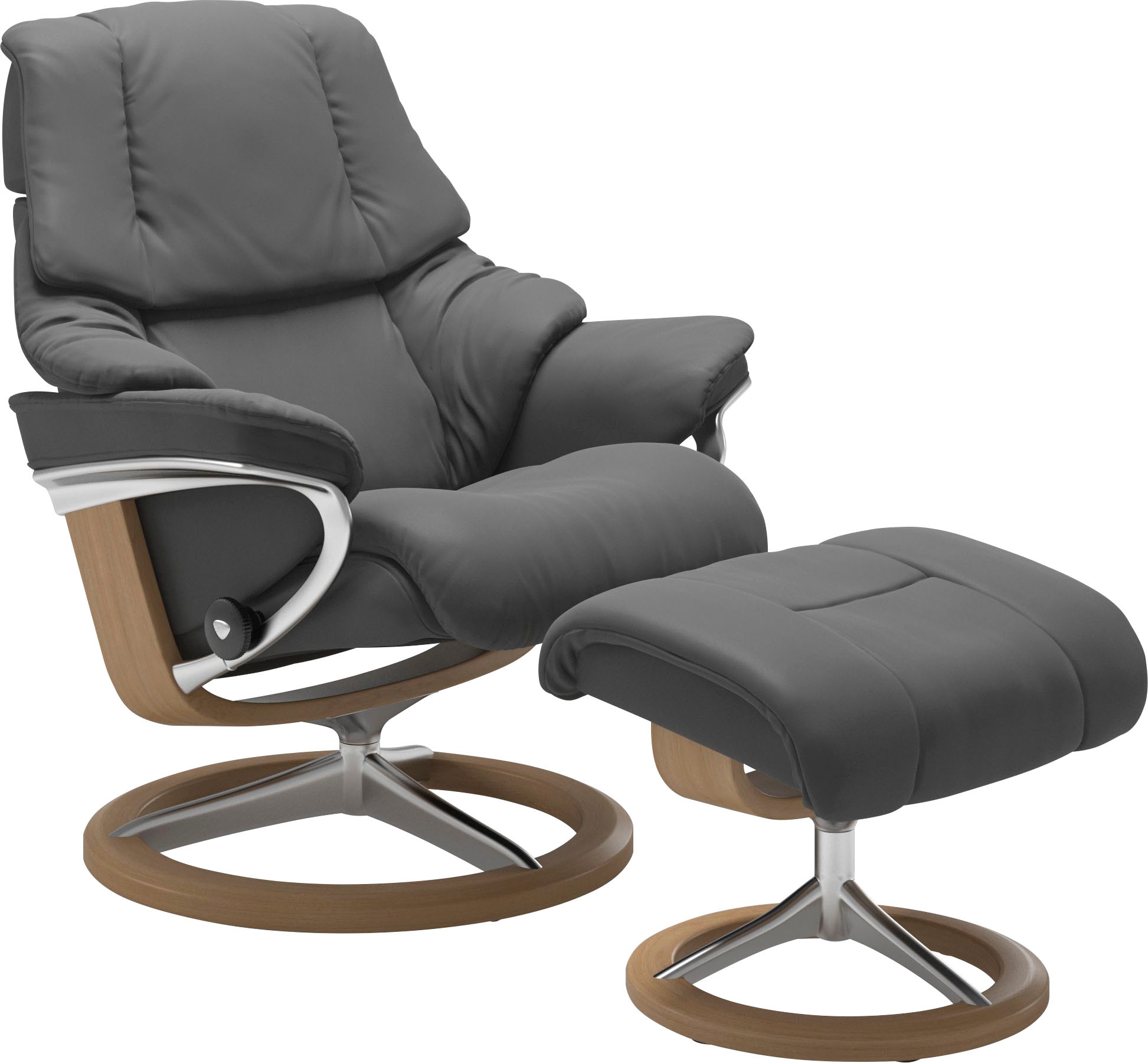 Stressless Fußhocker "Reno", mit Signature Base, Gestell Eiche günstig online kaufen