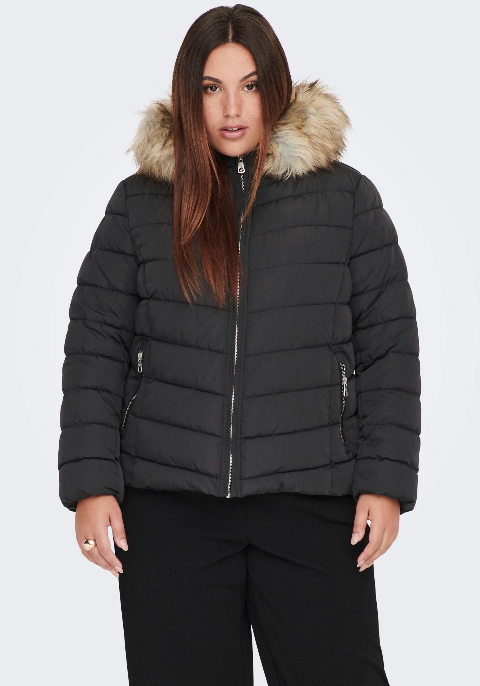 ONLY CARMAKOMA Steppjacke »CARNEWELLAN«, mit Kapuze kaufen