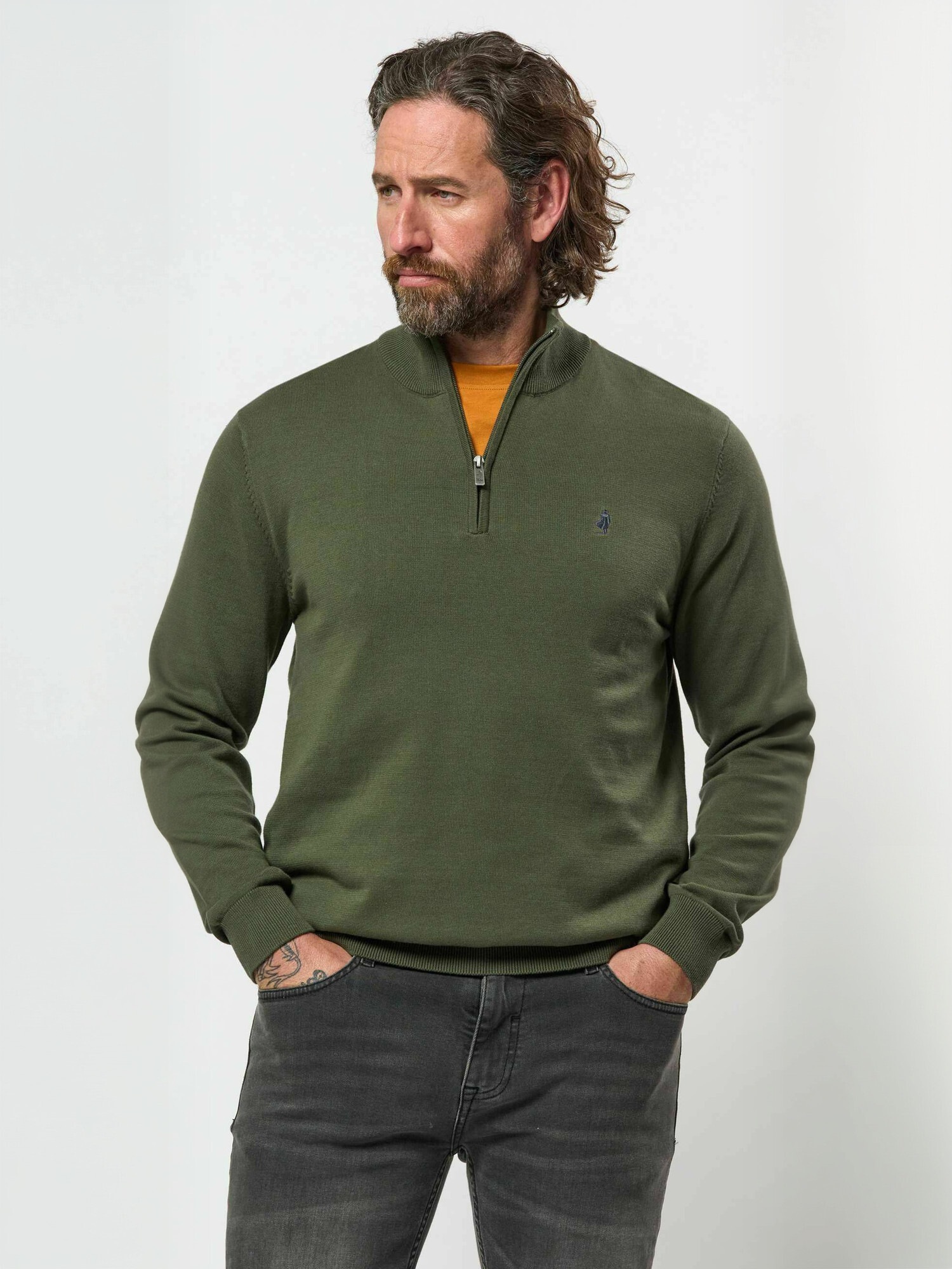 MCS Rundhalspullover »MCS Pullover MCLyle«