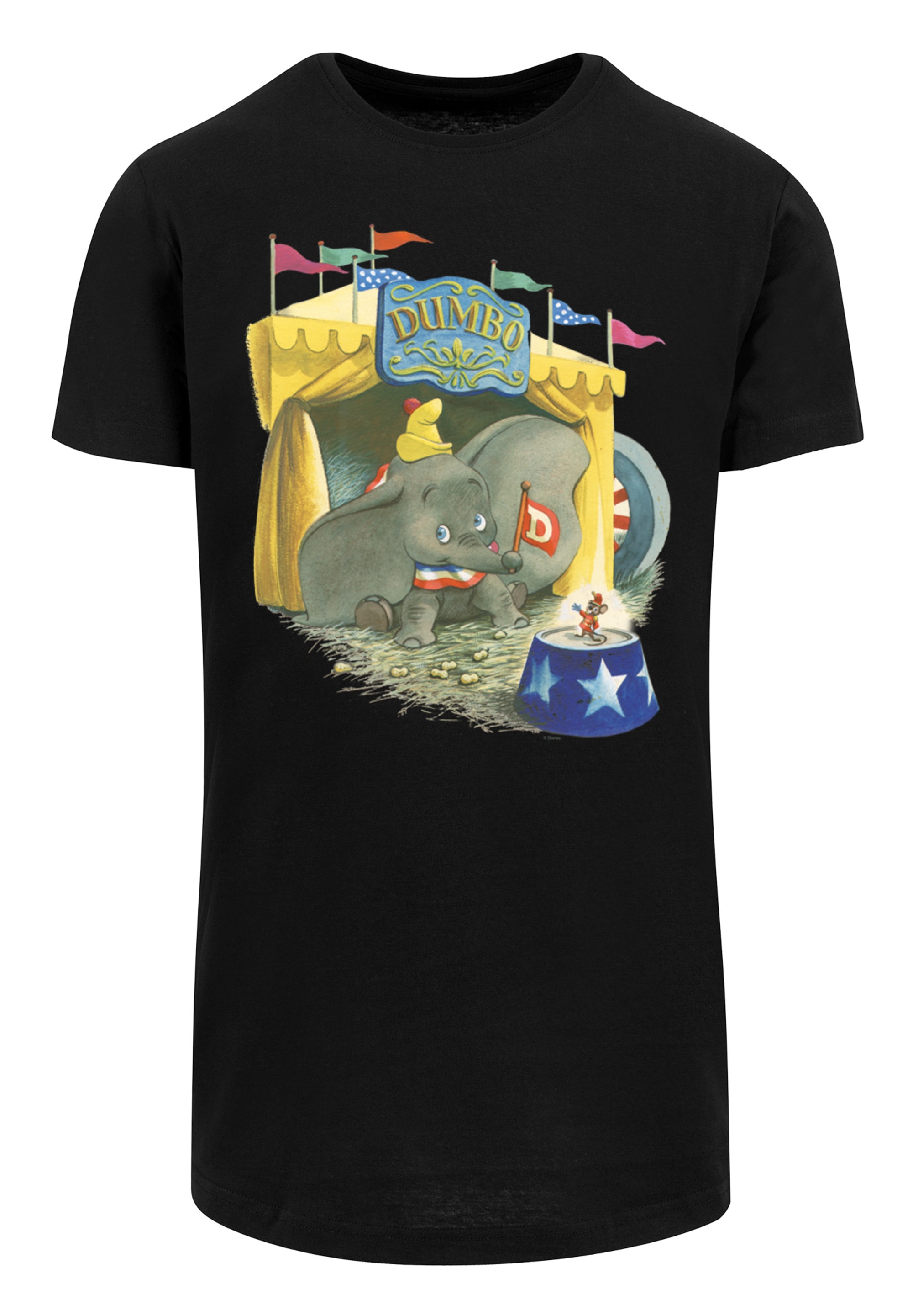 Kurzarmshirt »F4NT4STIC Herren Disney Dumbo Circus with Shaped Long Tee«