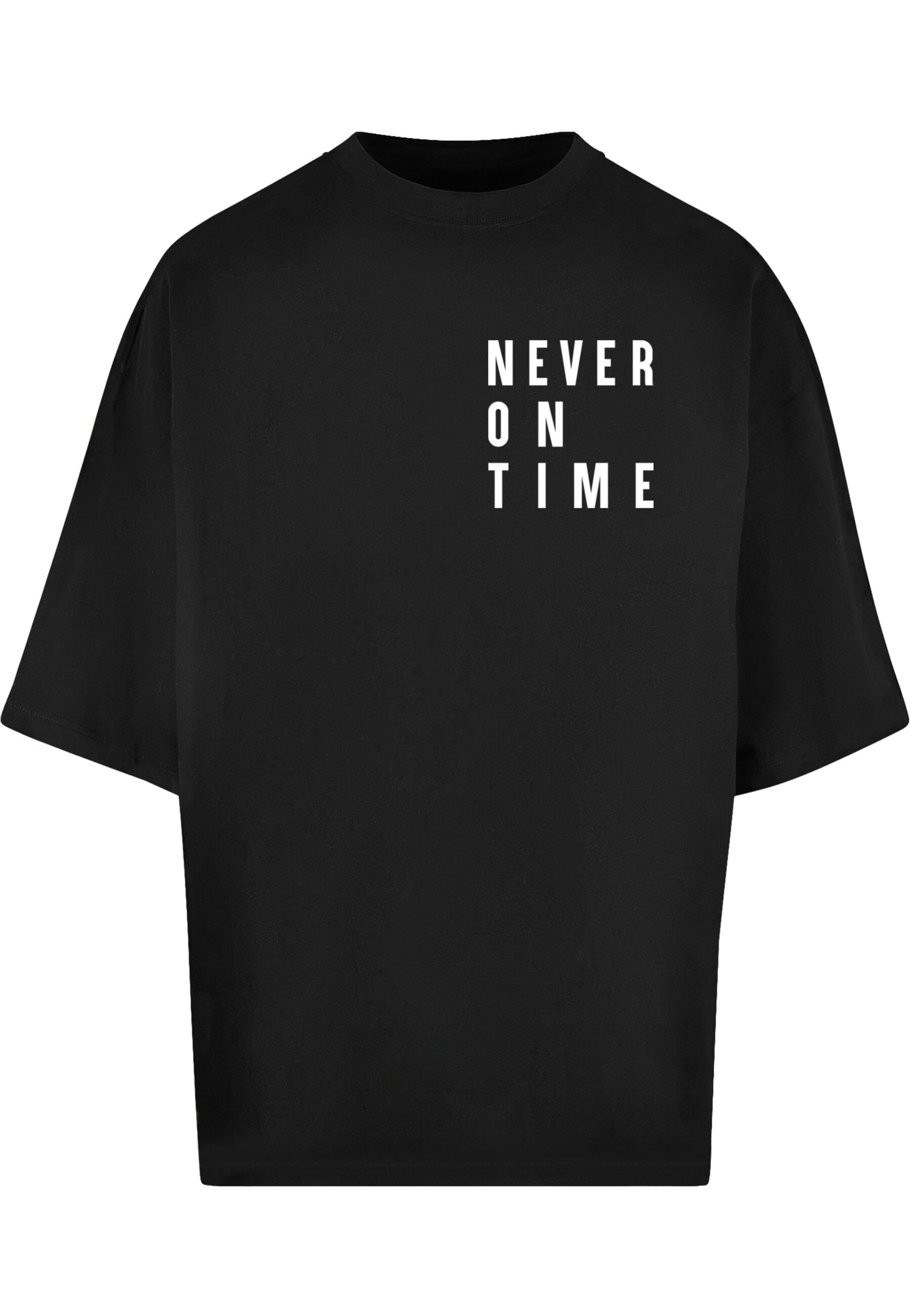 MisterTee T-Shirt "MisterTee Never On Time Huge Tee" 1 Stk. tlg. günstig online kaufen