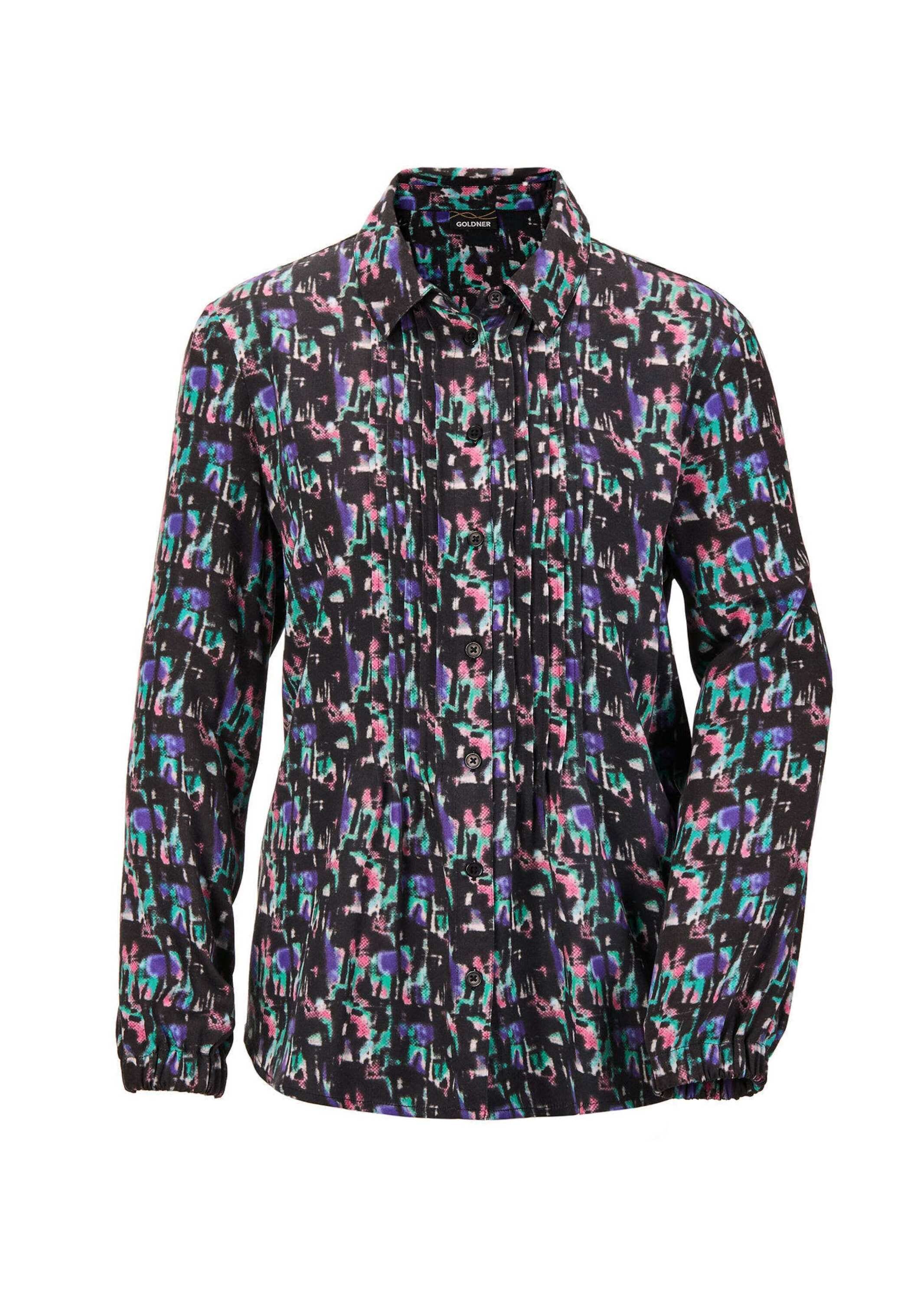 GOLDNER Hemdbluse "Druckbluse" Minimalmuster günstig online kaufen