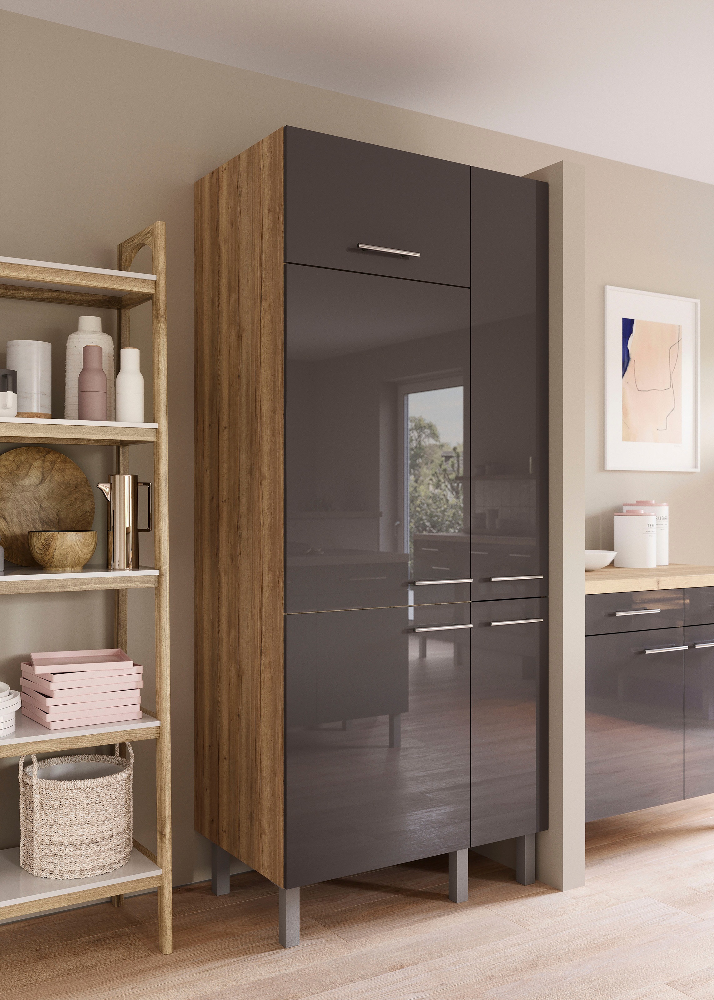 OPTIFIT Küche »Lilly«, Breite 90 cm, wahlweise mit E-Gerät